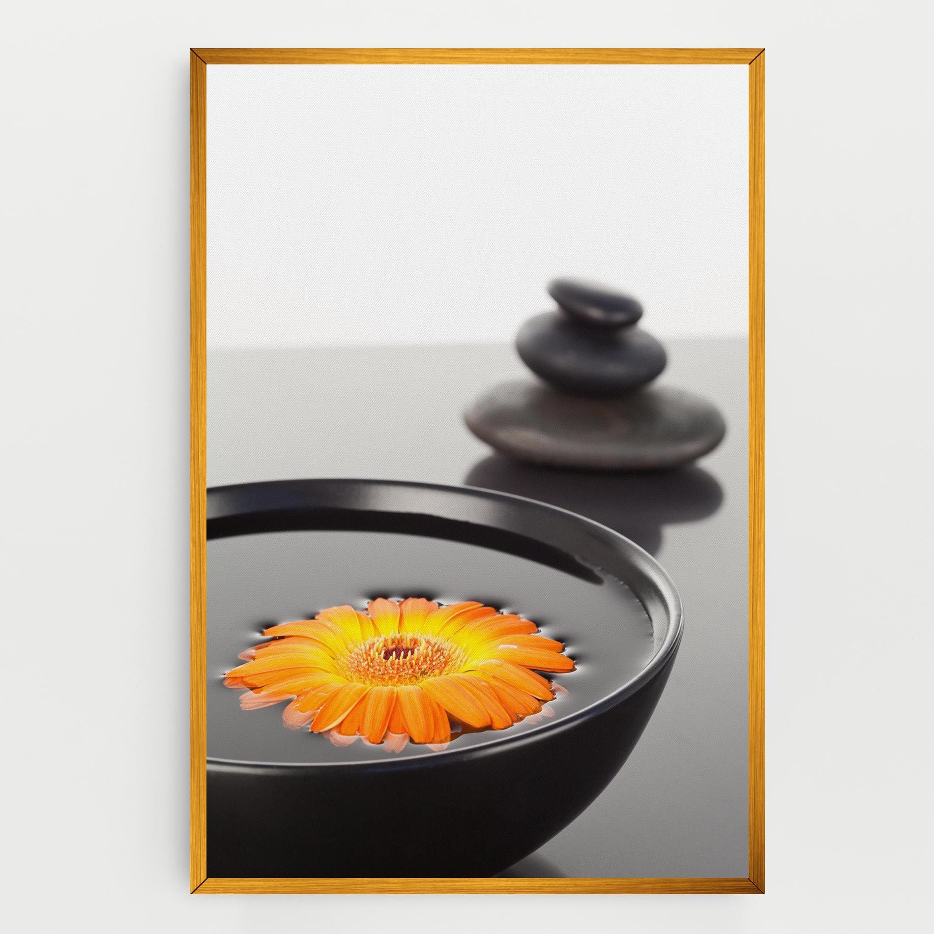 Stone Orange Flower mockup 0