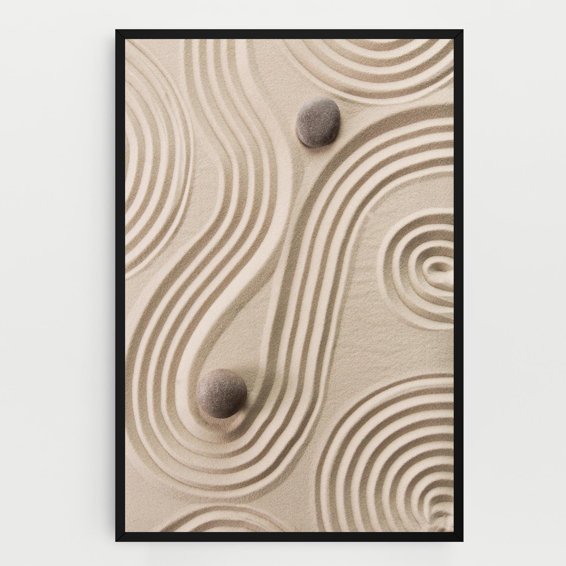 Cream Zen Stones mockup 0