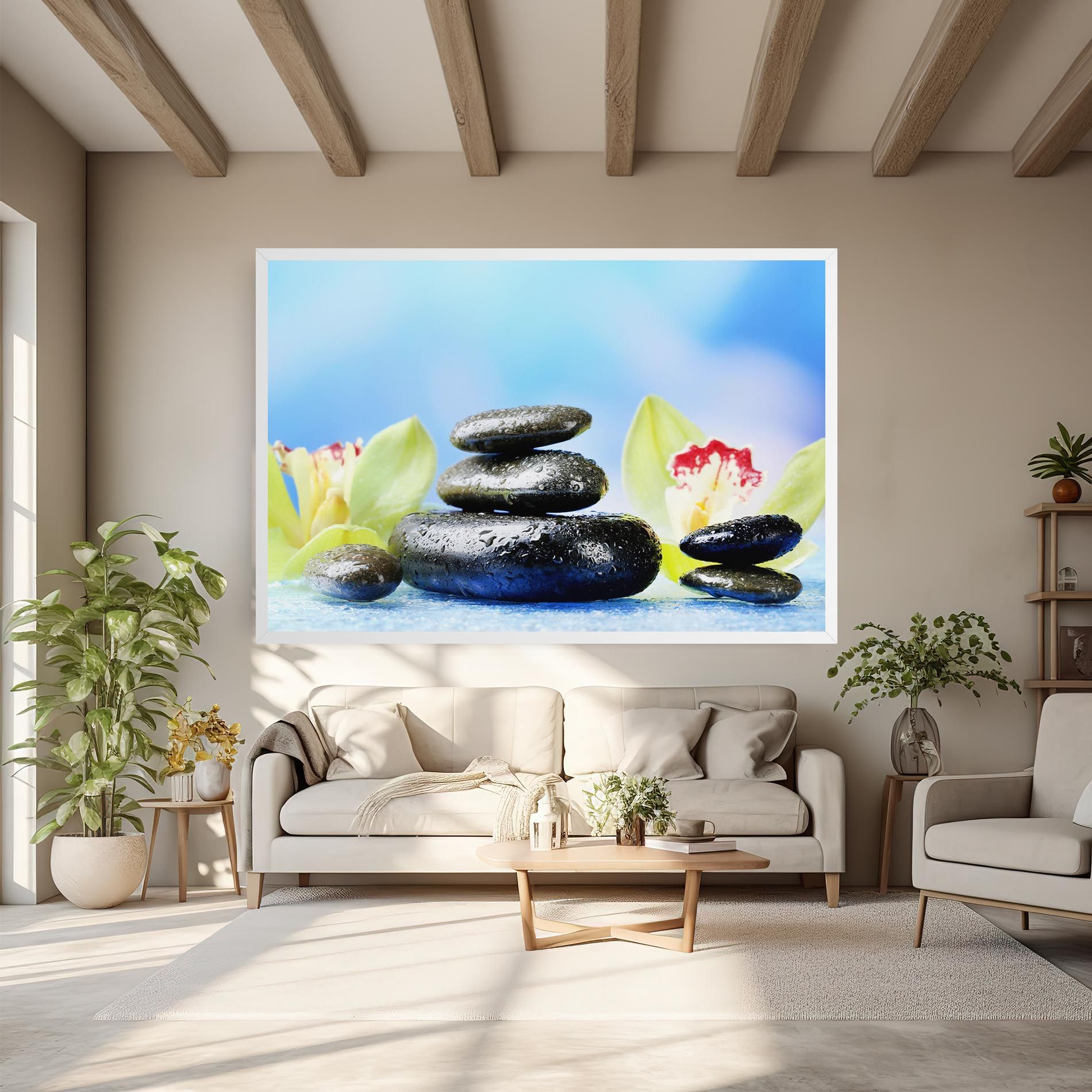 Blooming Orchid Stone mockup 6