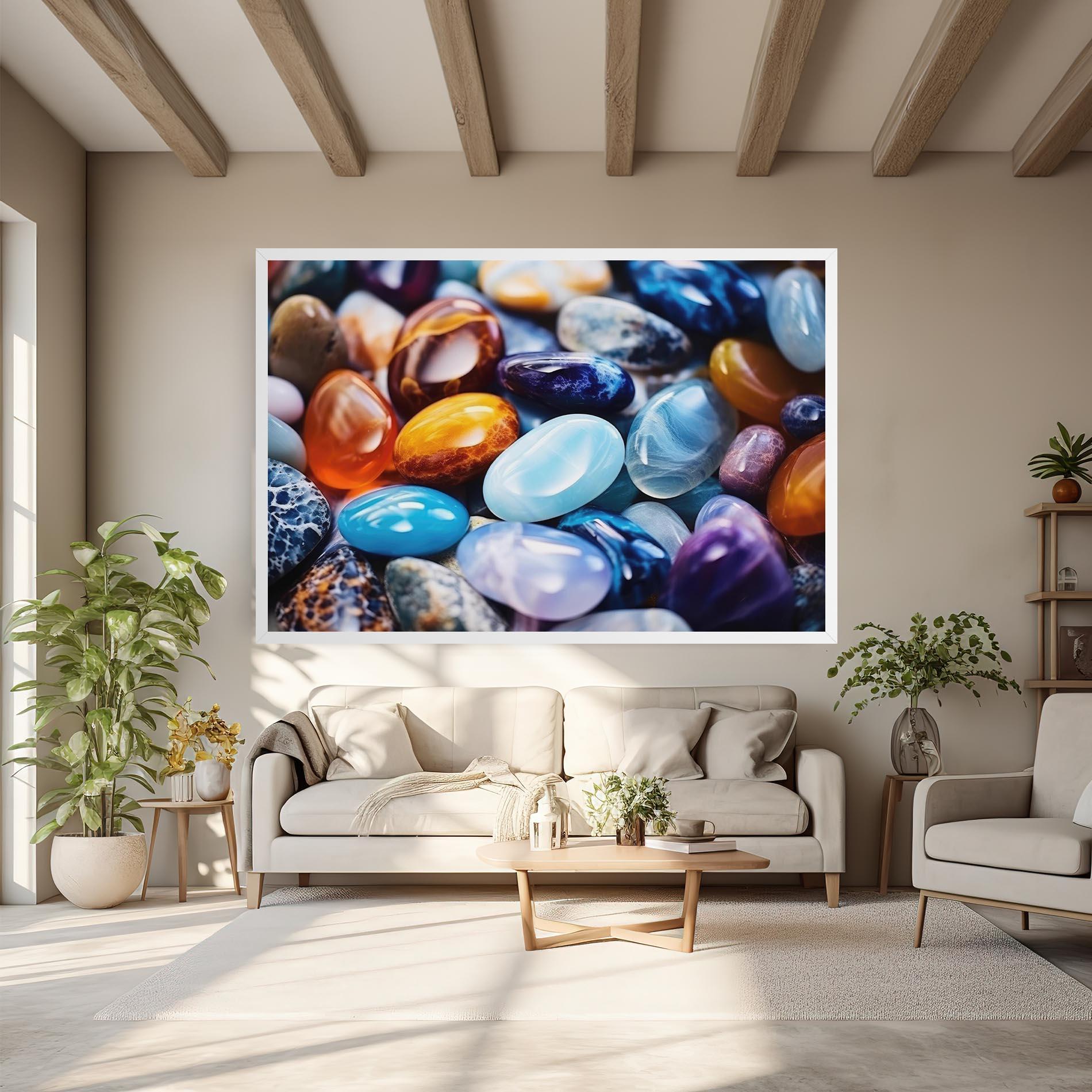 Leinwandbild Precious Gemstones mockup 6