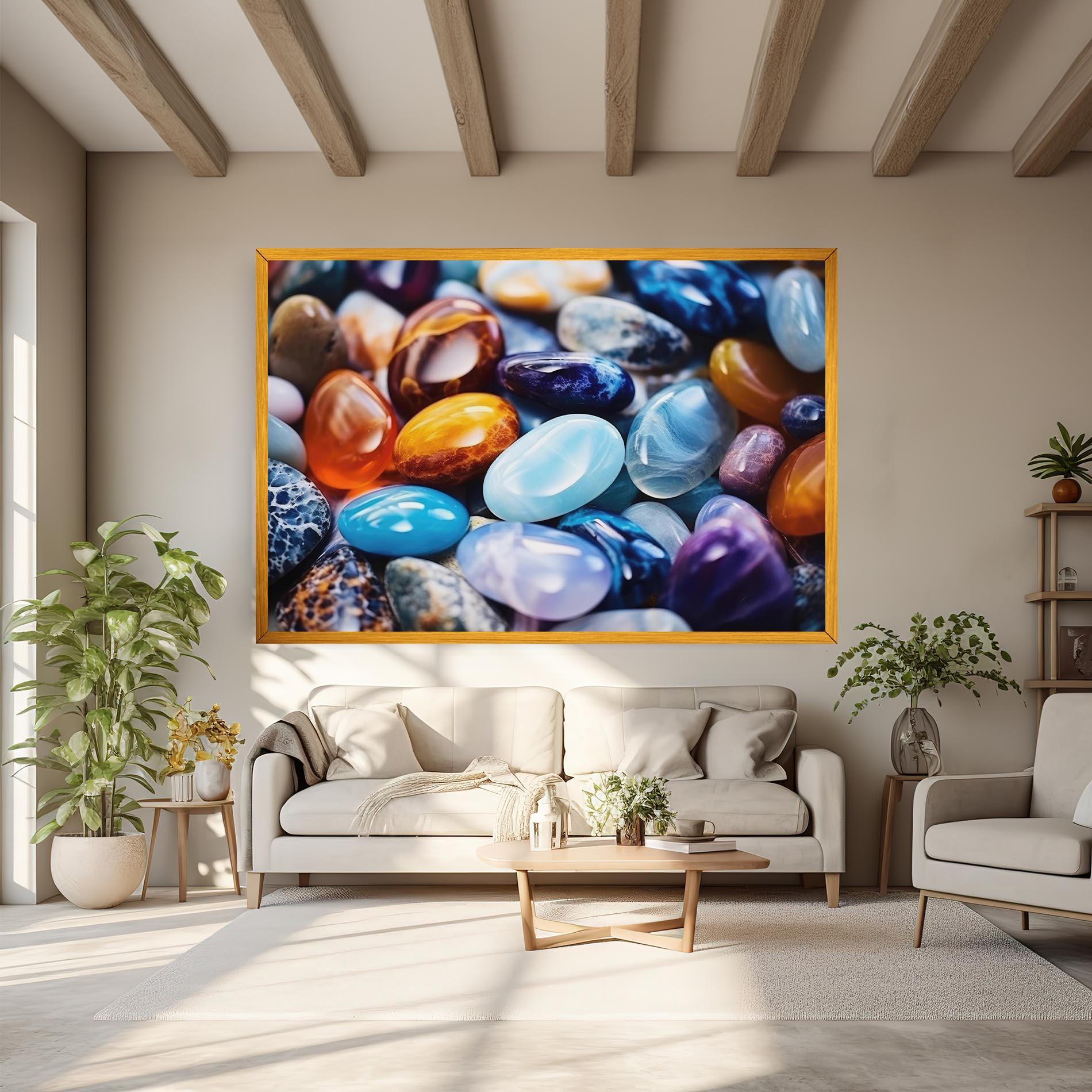 Leinwandbild Precious Gemstones mockup 6