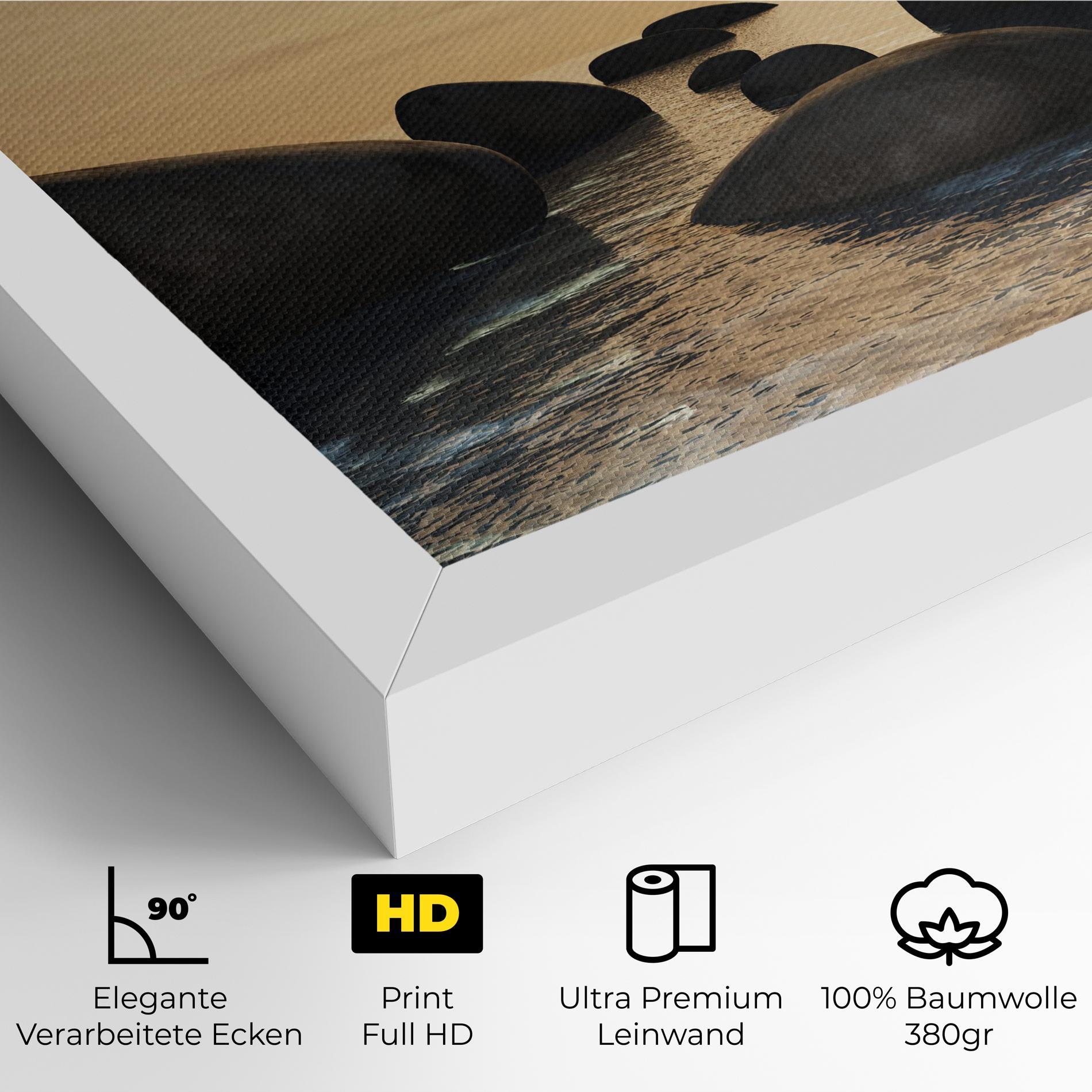 Leinwandbild Peace Rock mockup 4