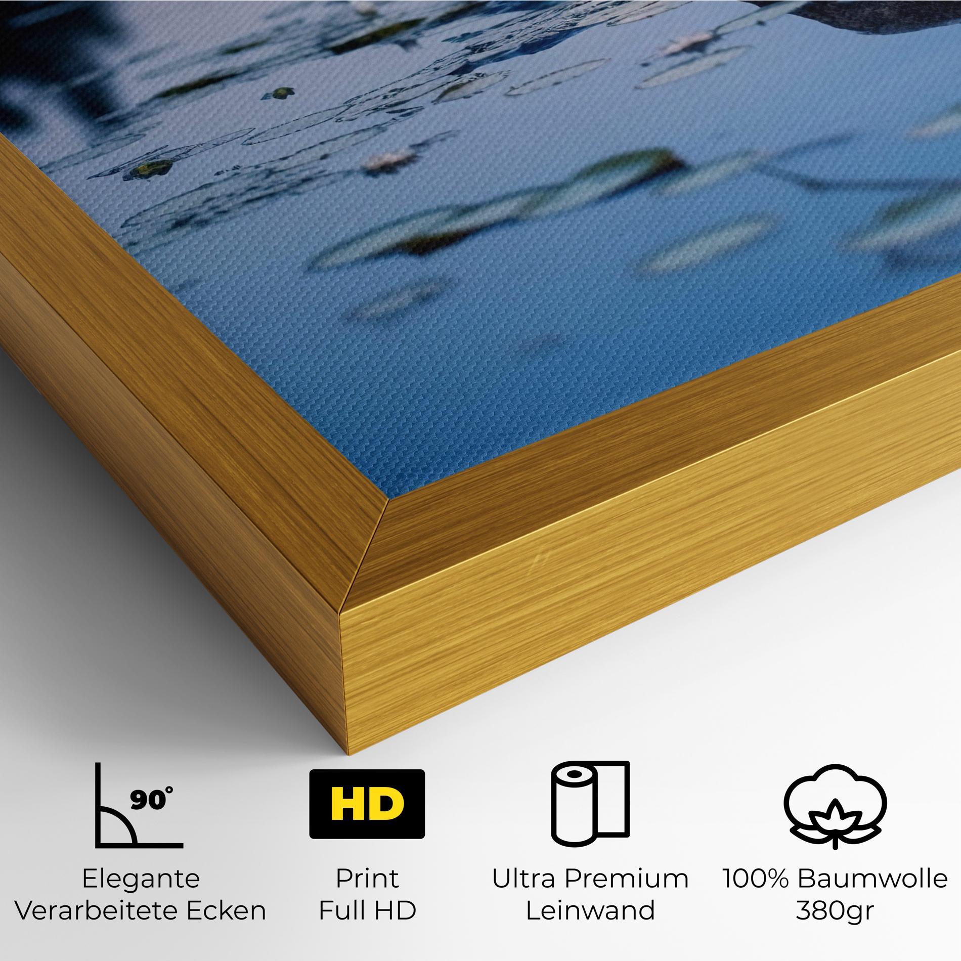 Leinwandbild Water Stones mockup 4