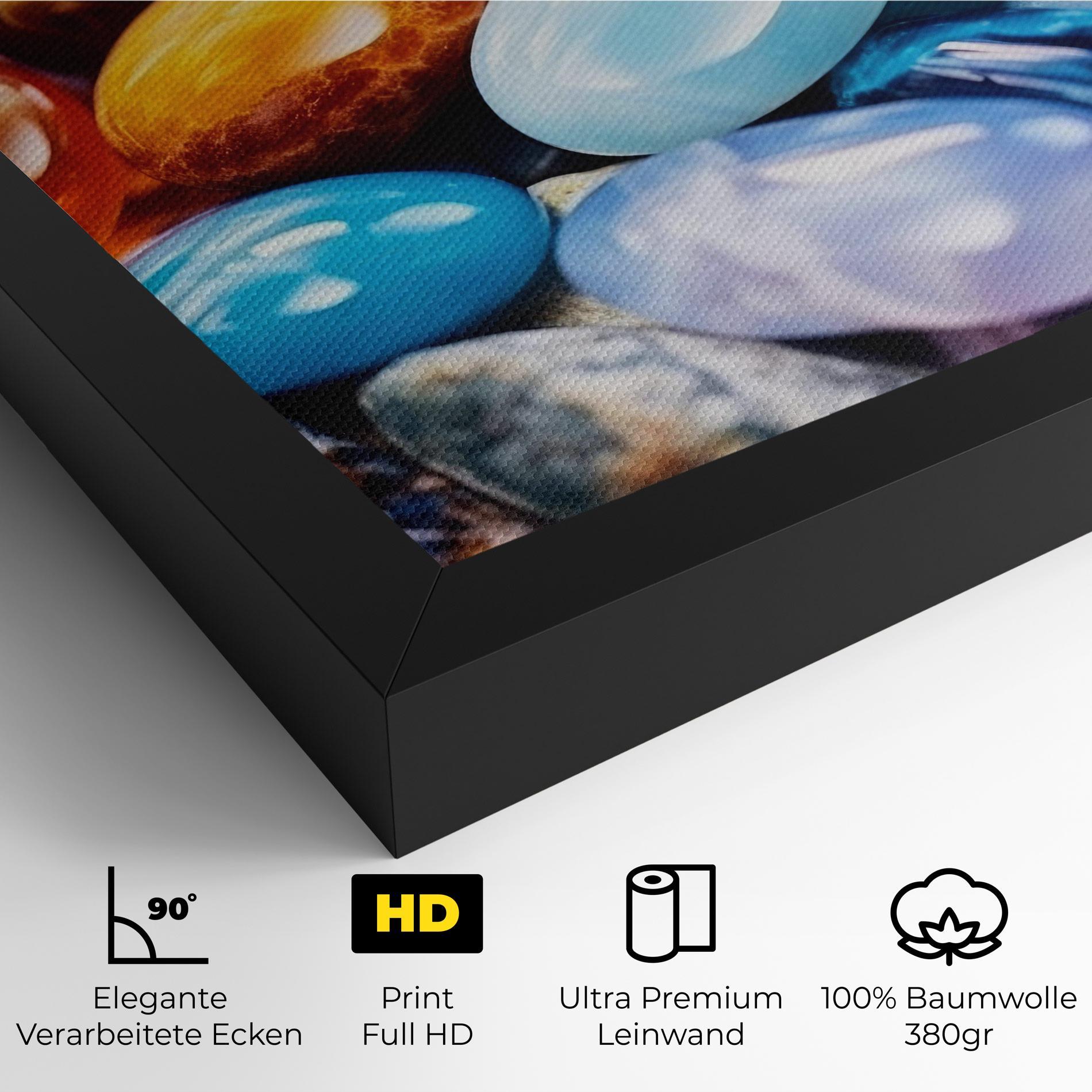 Leinwandbild Precious Gemstones mockup 4