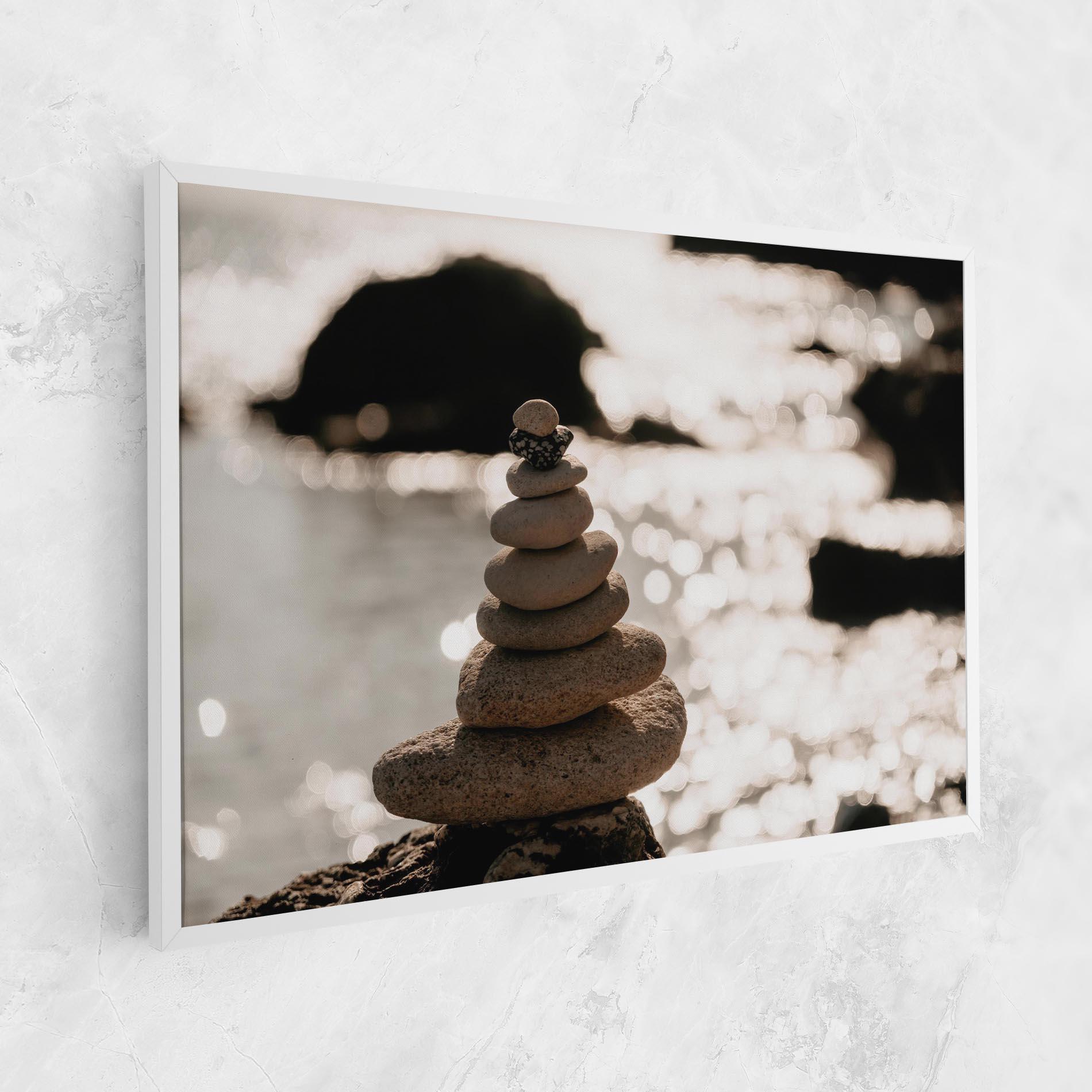 Leinwandbild Pyramid Stones mockup 1