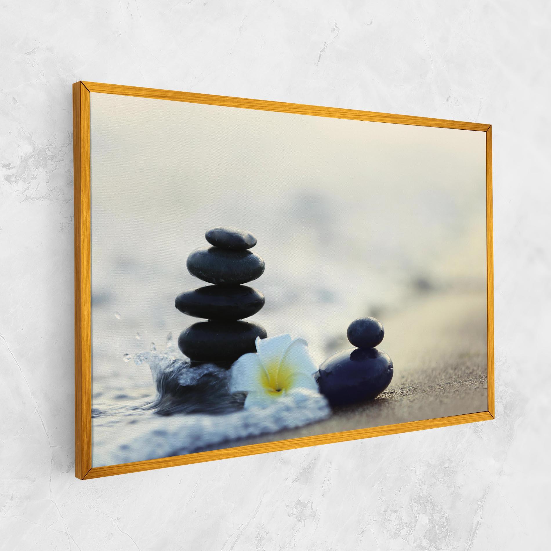 Leinwandbild Flower Sea Flower mockup 1