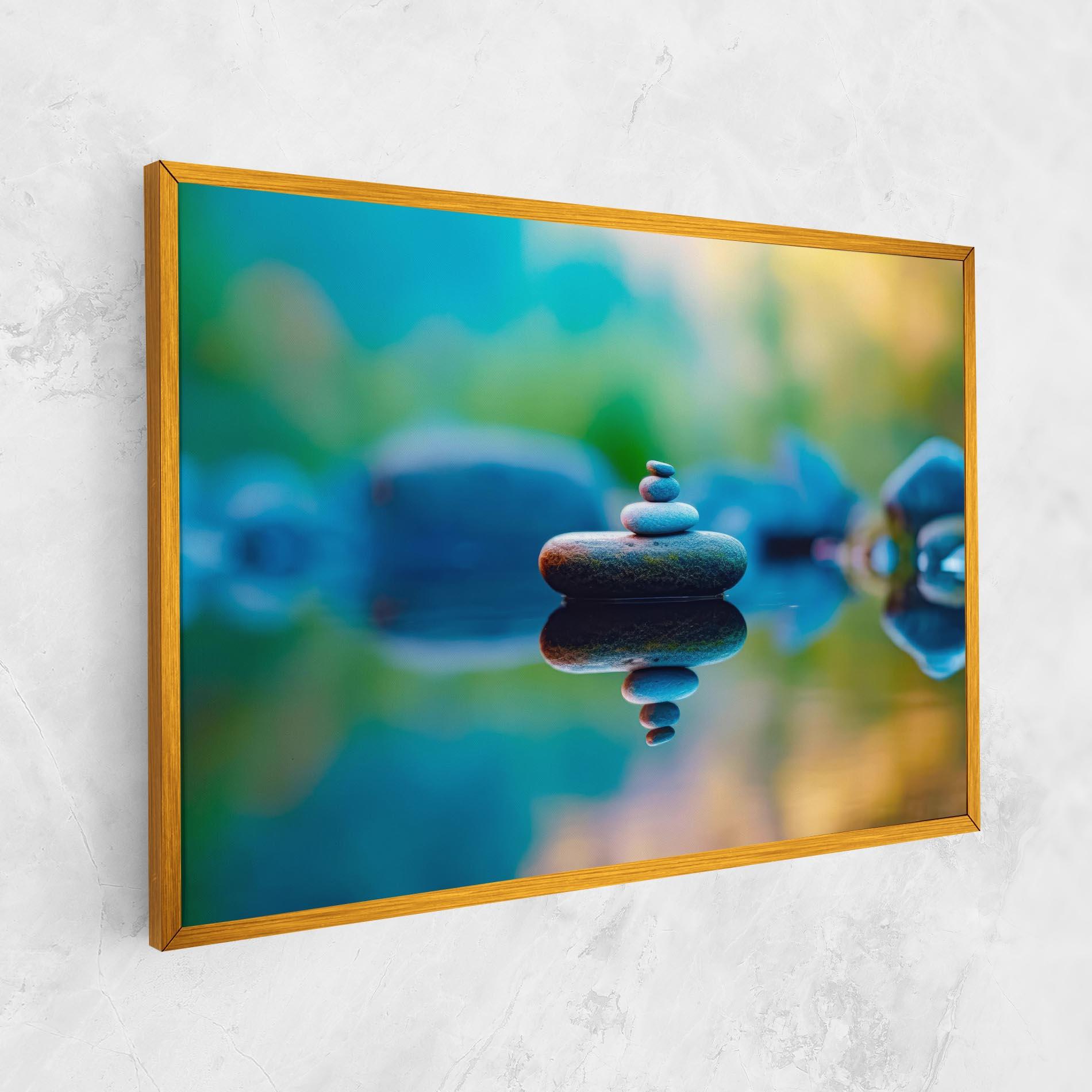 Leinwandbild Pile Rocks mockup 1