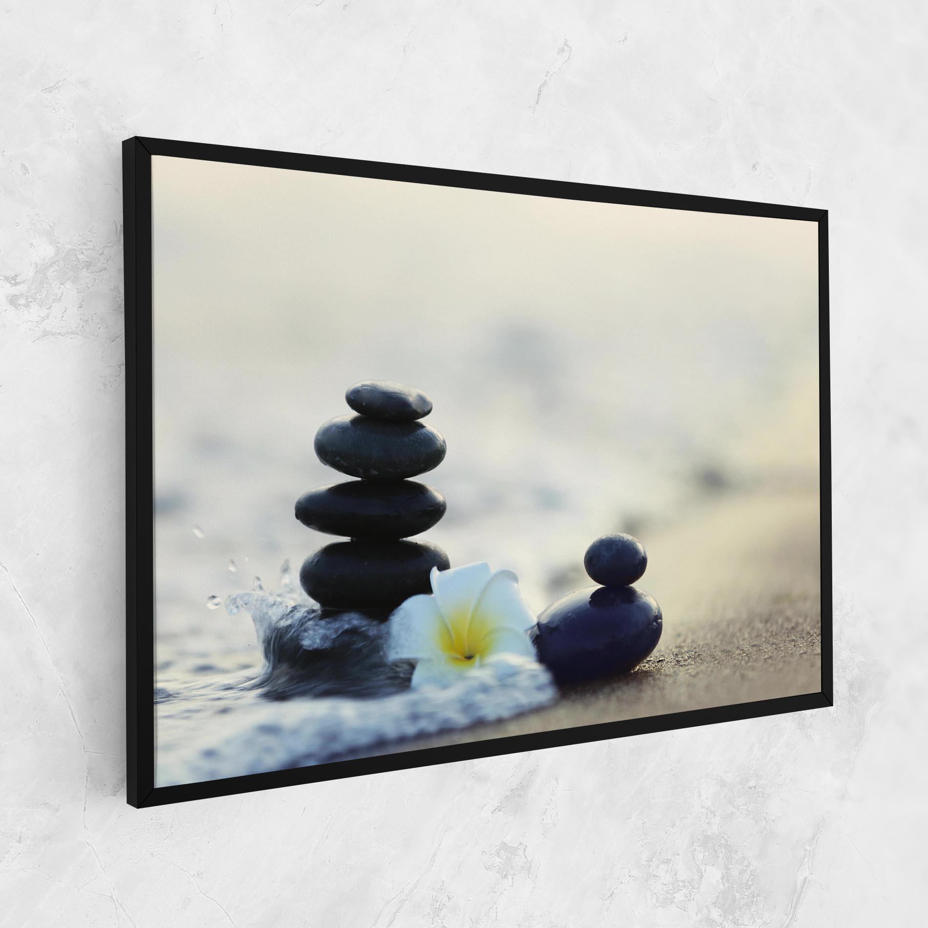 Leinwandbild Flower Sea Flower mockup 1