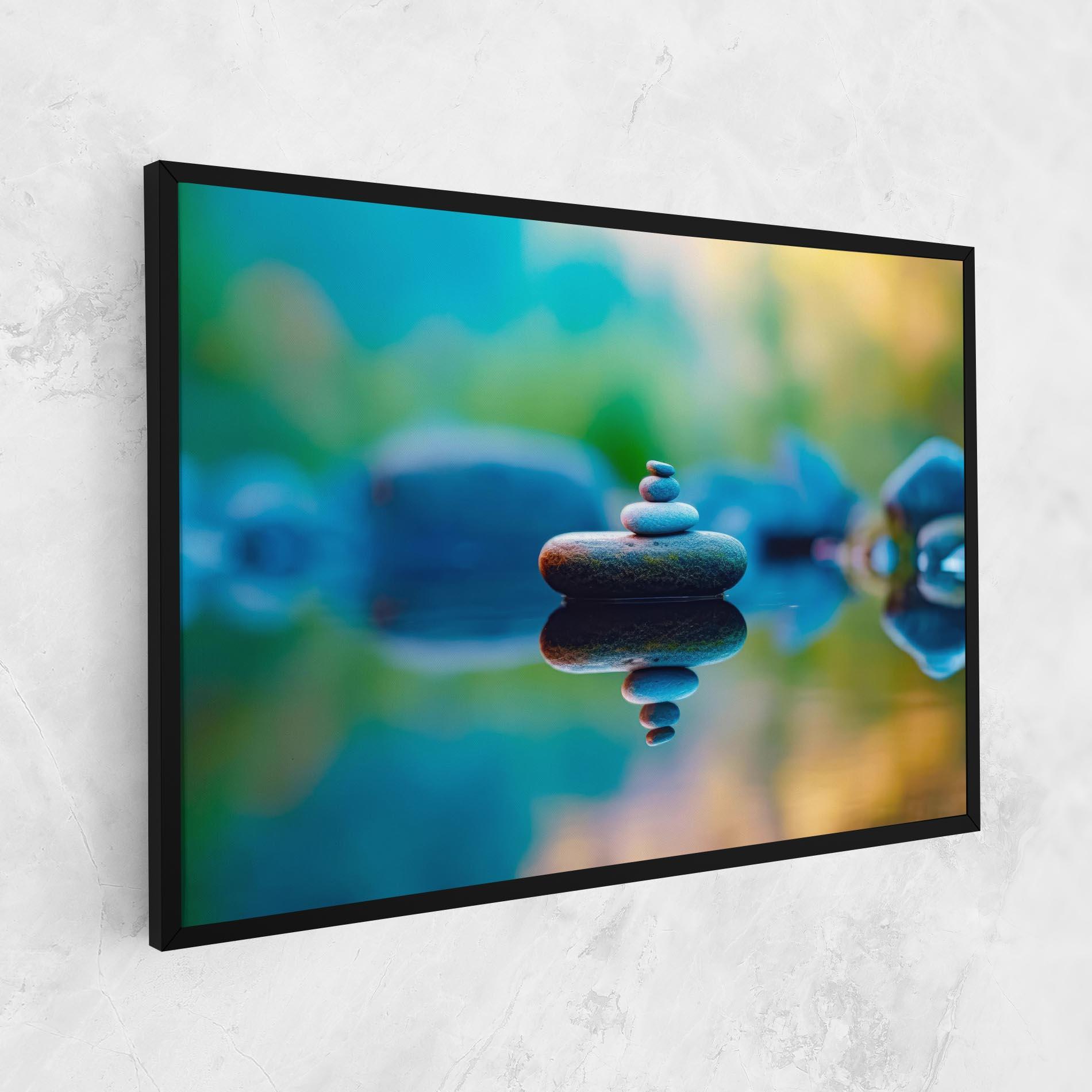 Leinwandbild Pile Rocks mockup 1