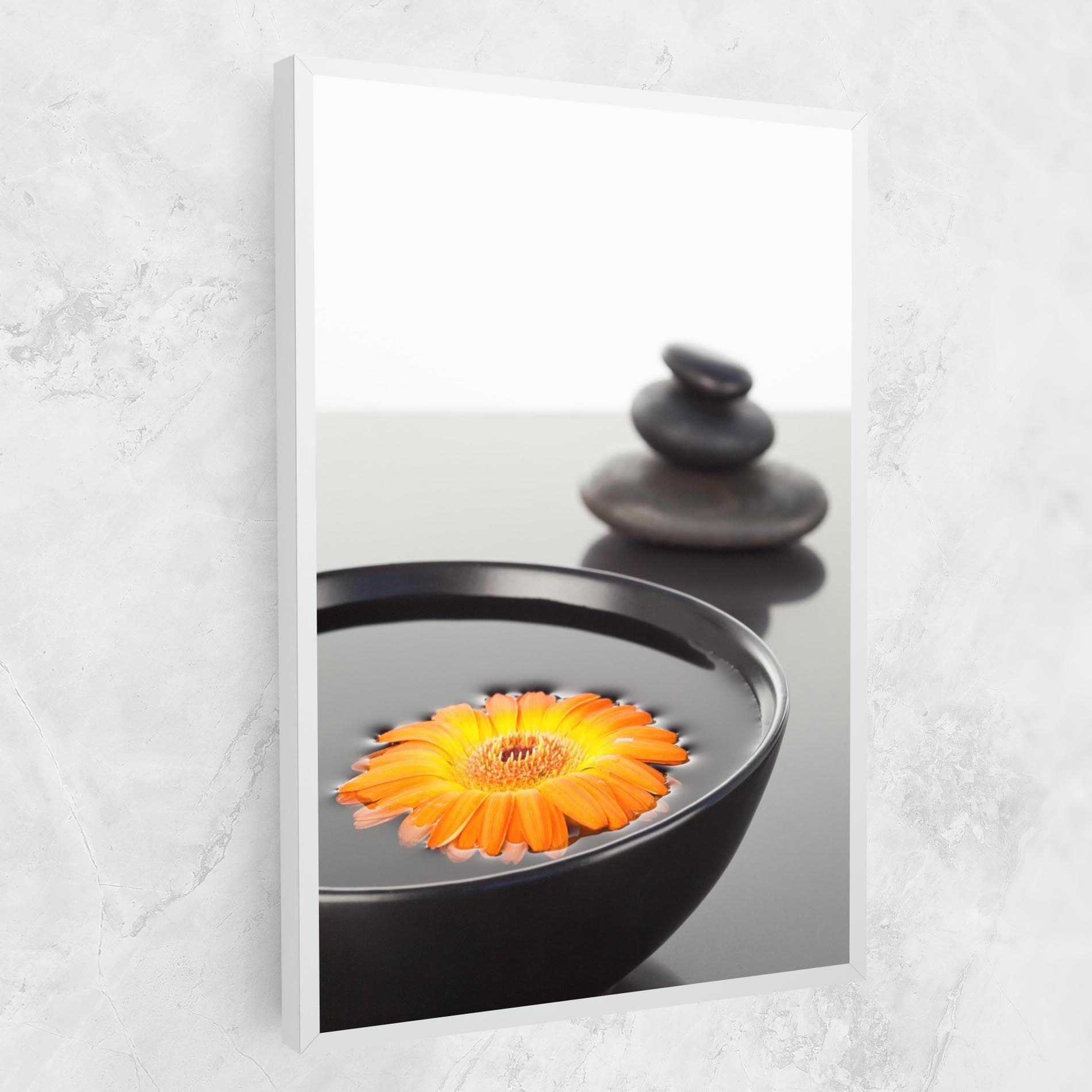 Stone Orange Flower mockup 1