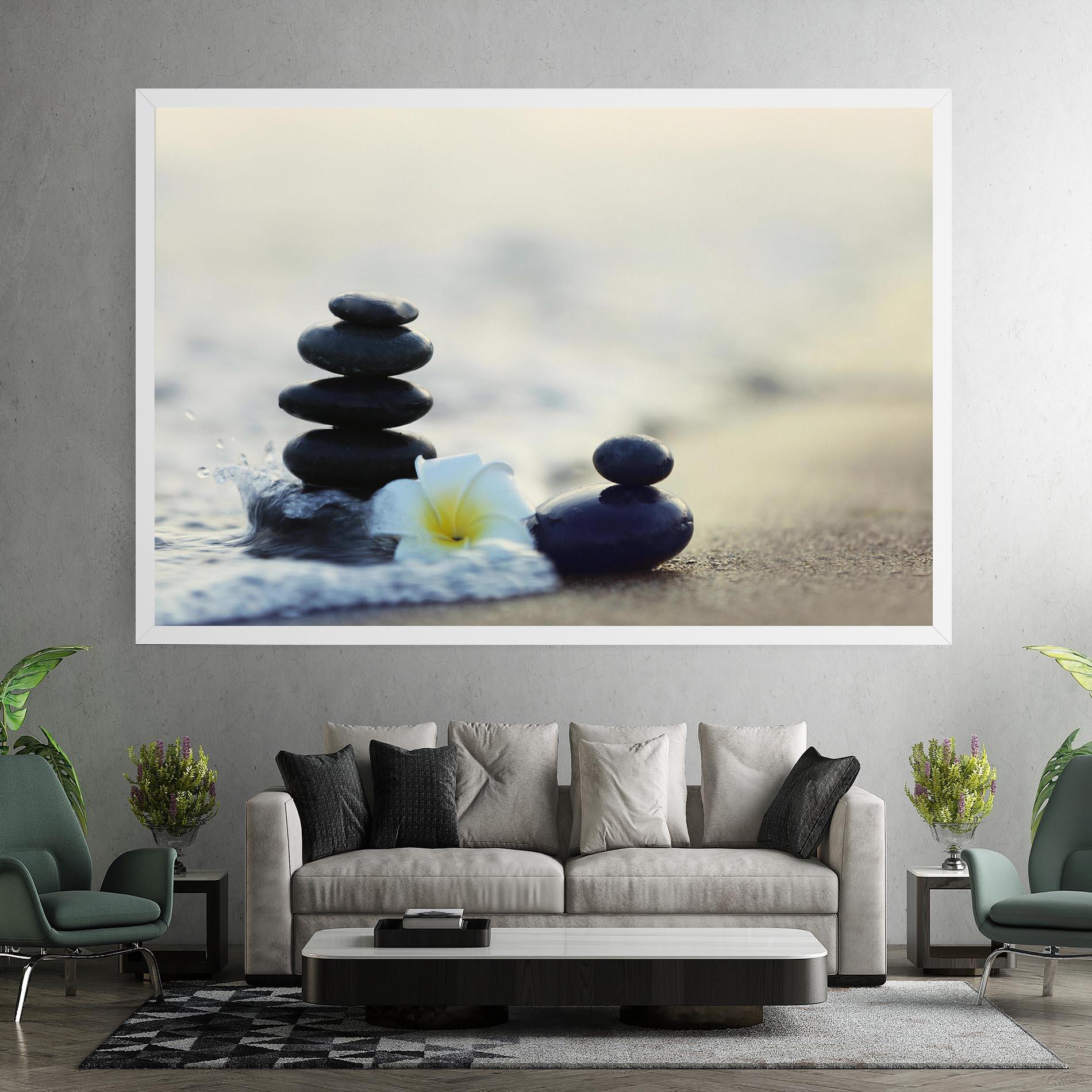 Leinwandbild Flower Sea Flower mockup 7