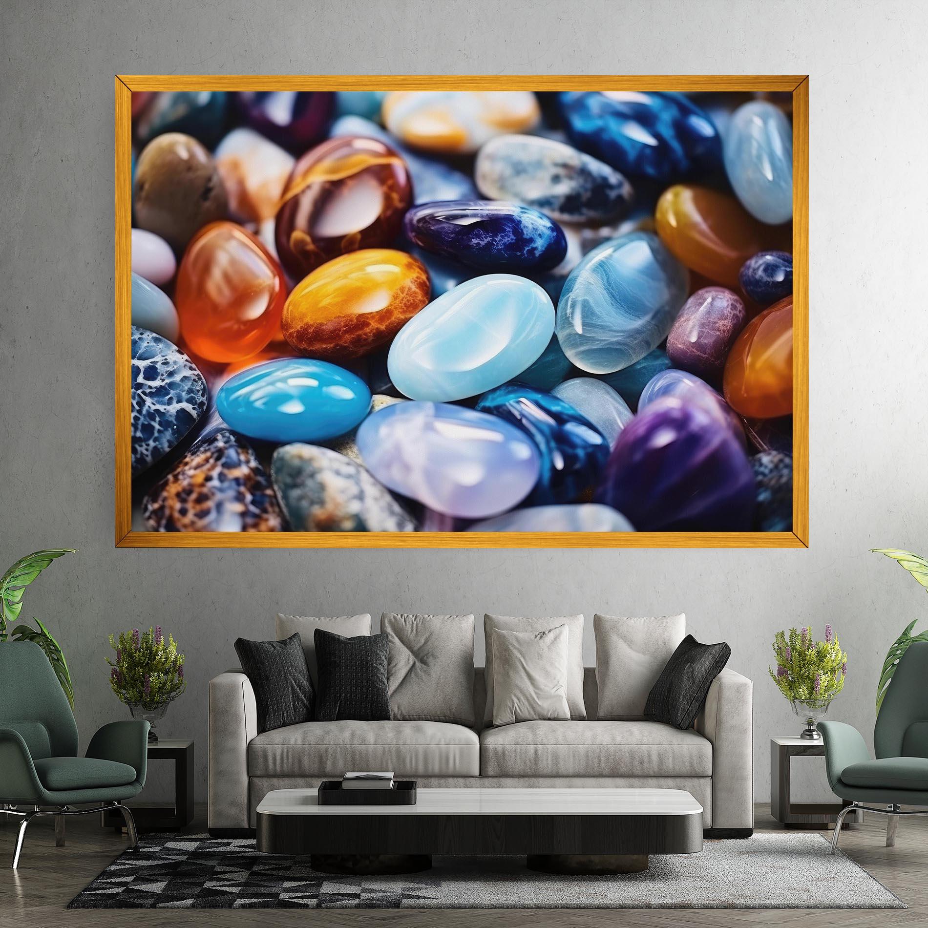 Leinwandbild Precious Gemstones mockup 7