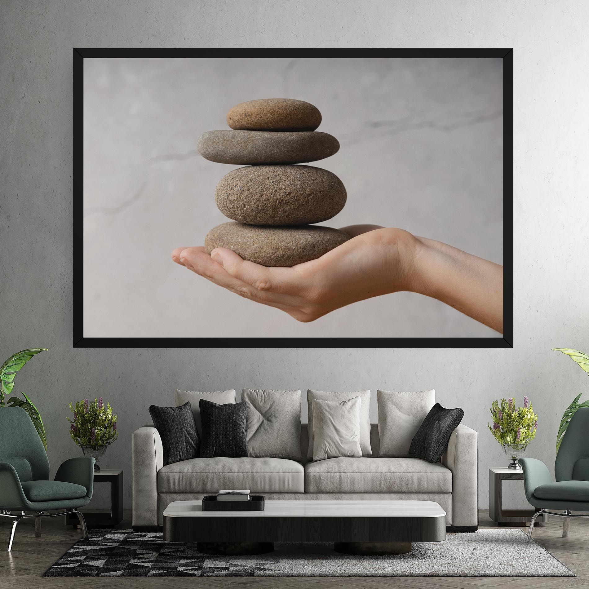 Stones Meditation mockup 7