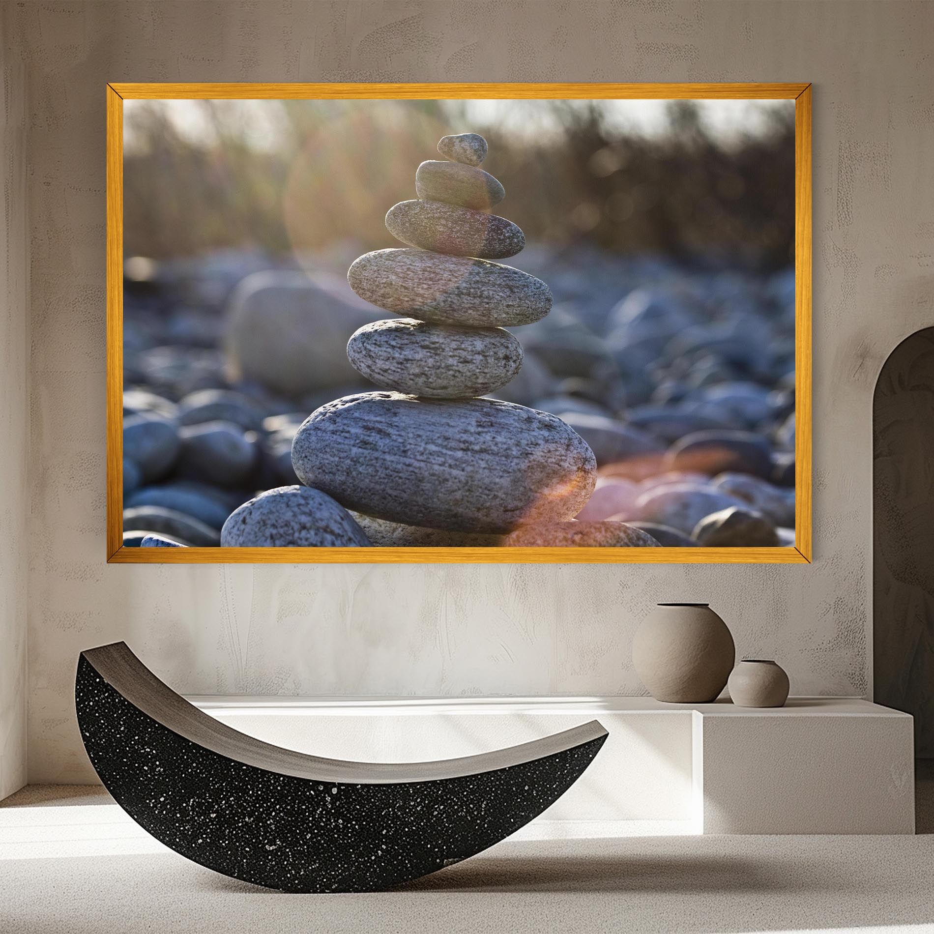 Closeup Shot Rocks mockup 8