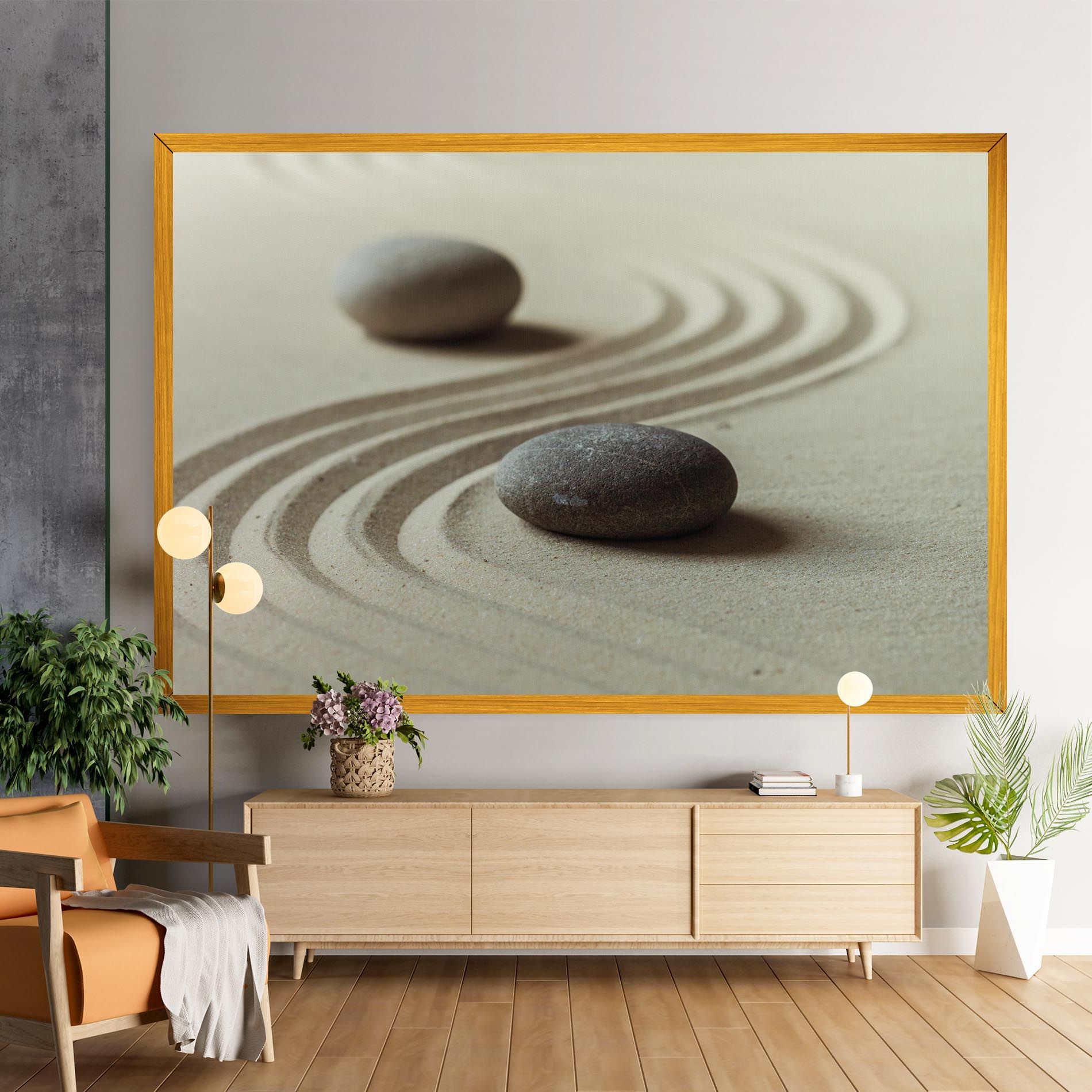 Cream Sand Stones mockup 9