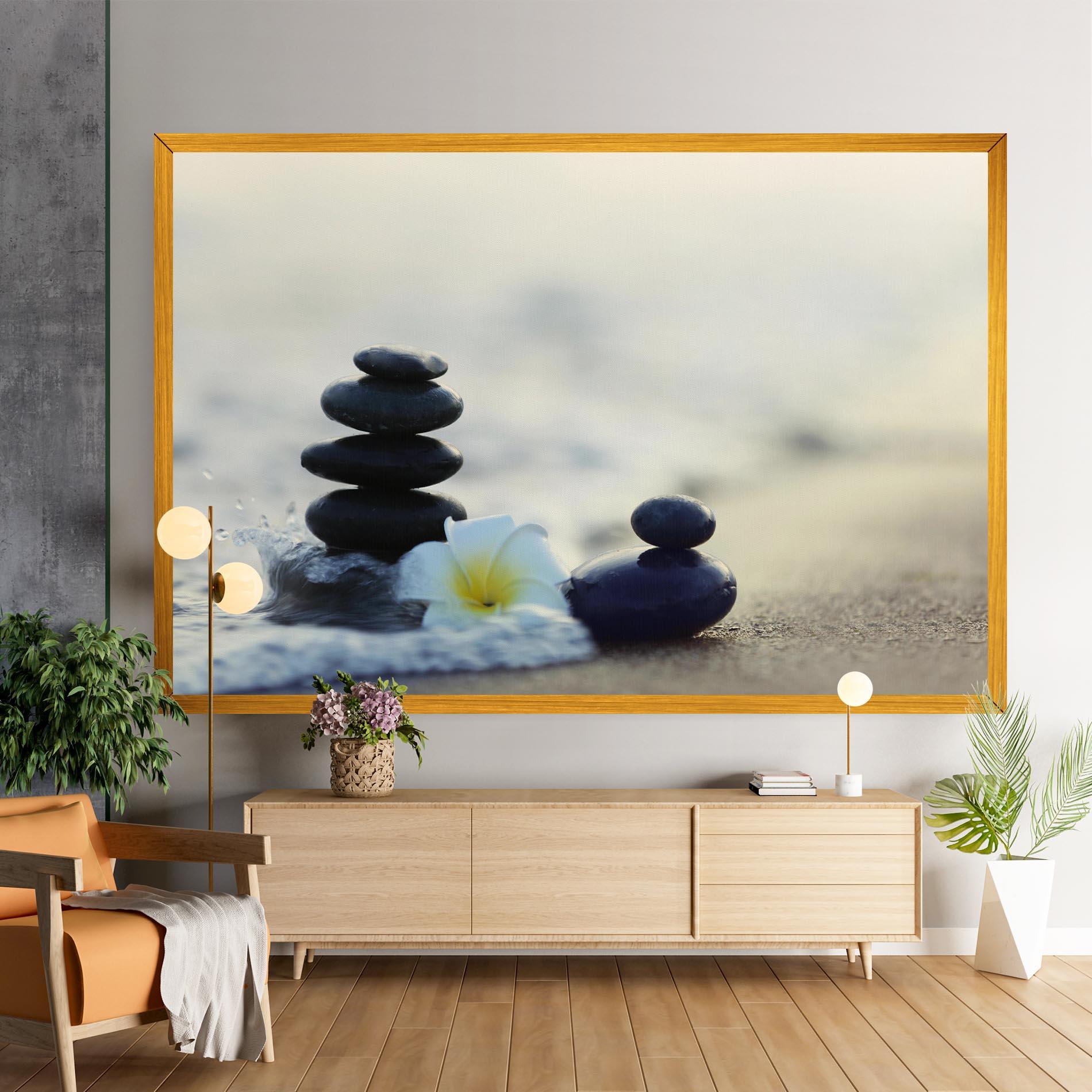 Leinwandbild Flower Sea Flower mockup 9