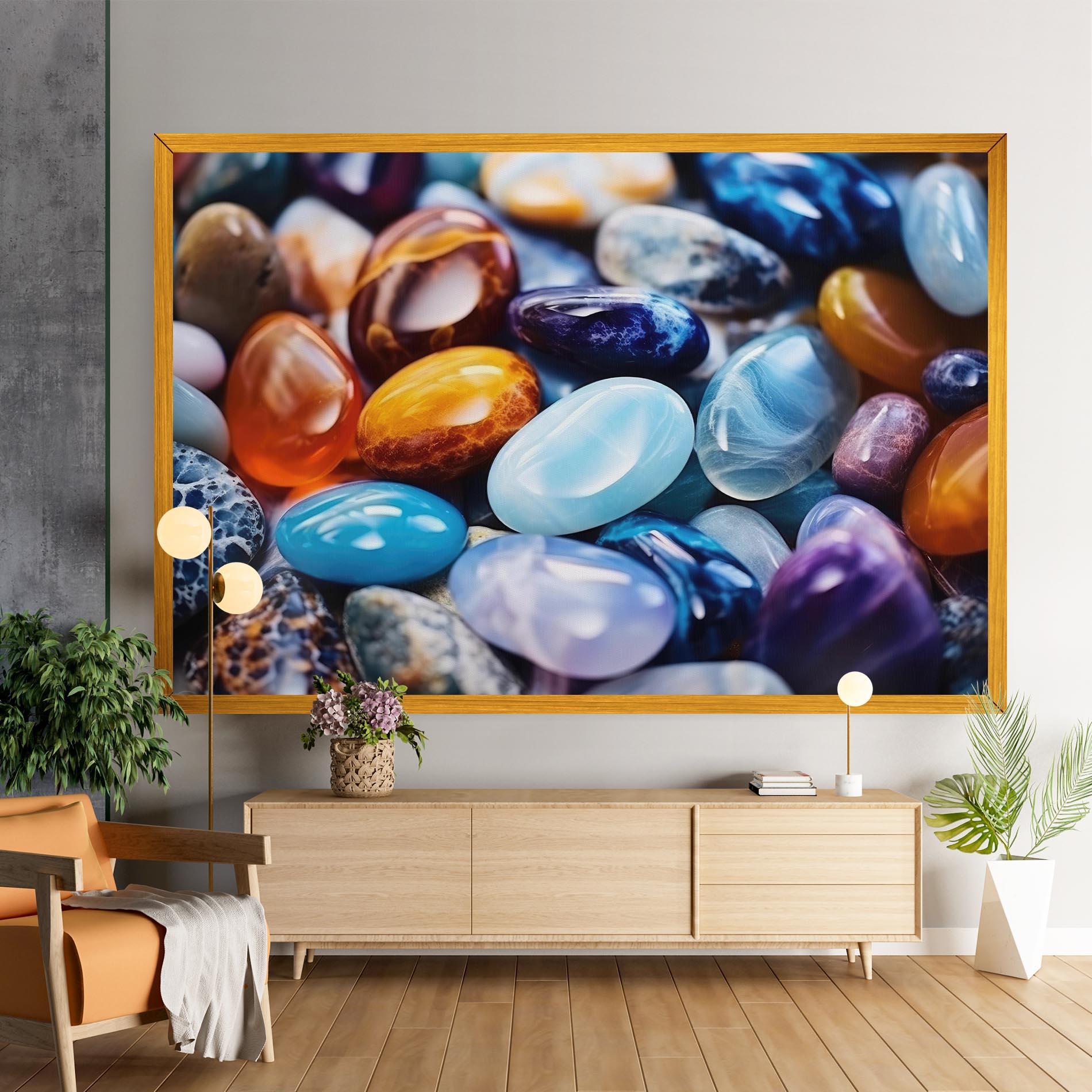 Leinwandbild Precious Gemstones mockup 9