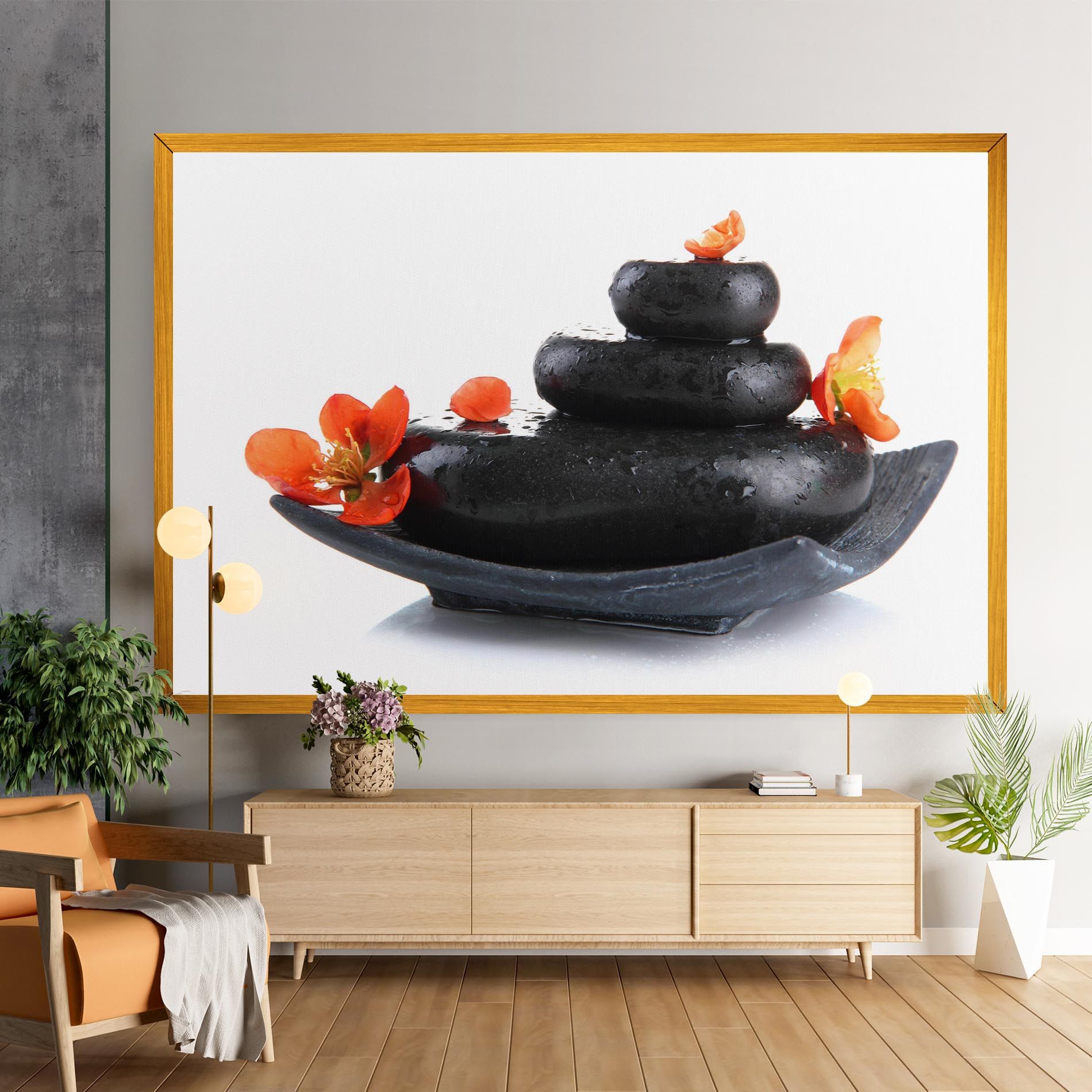 Spa Stones Flowers mockup 9