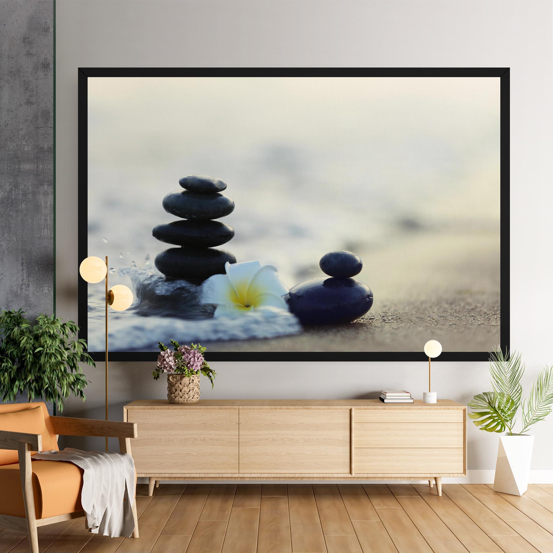 Leinwandbild Flower Sea Flower mockup 9