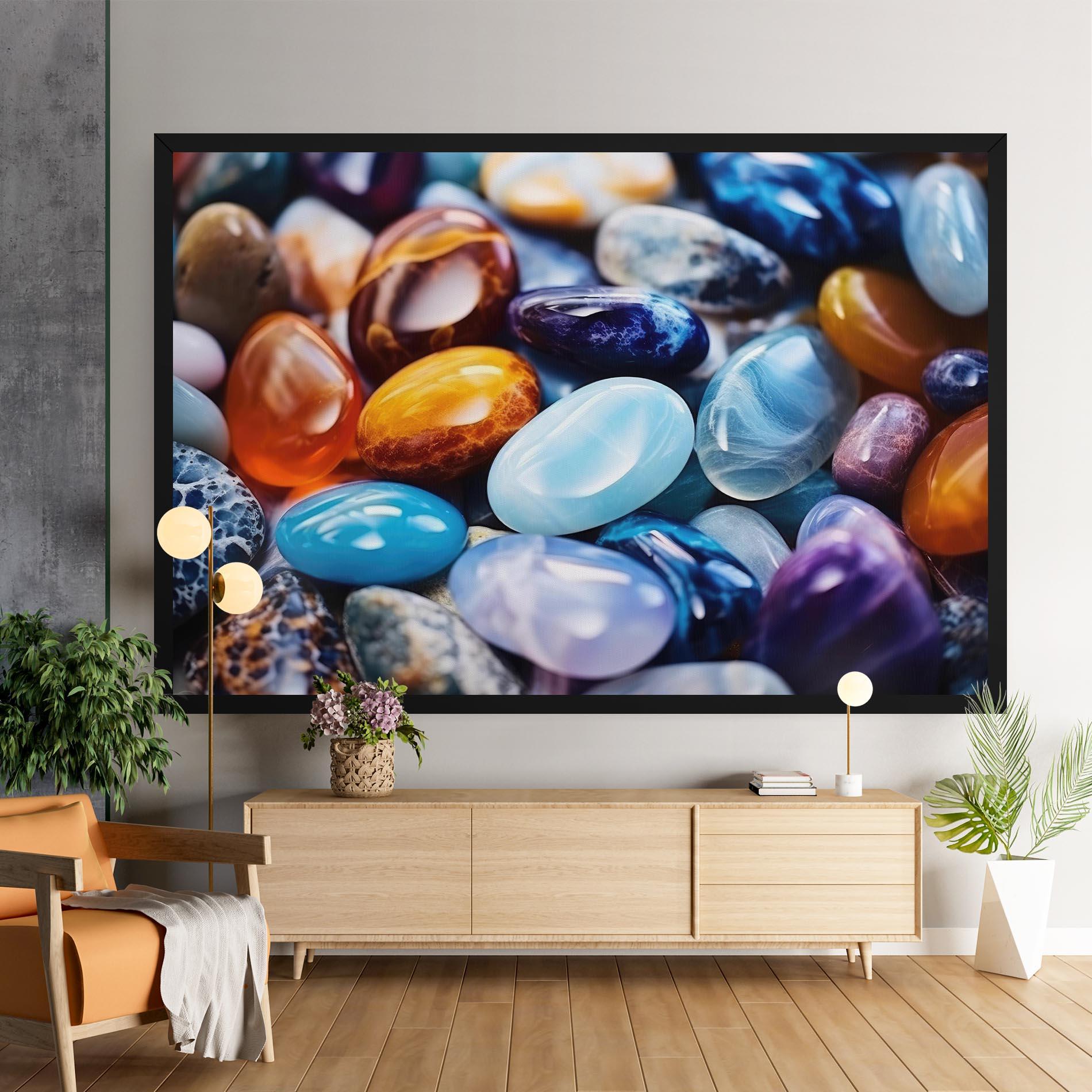 Leinwandbild Precious Gemstones mockup 9