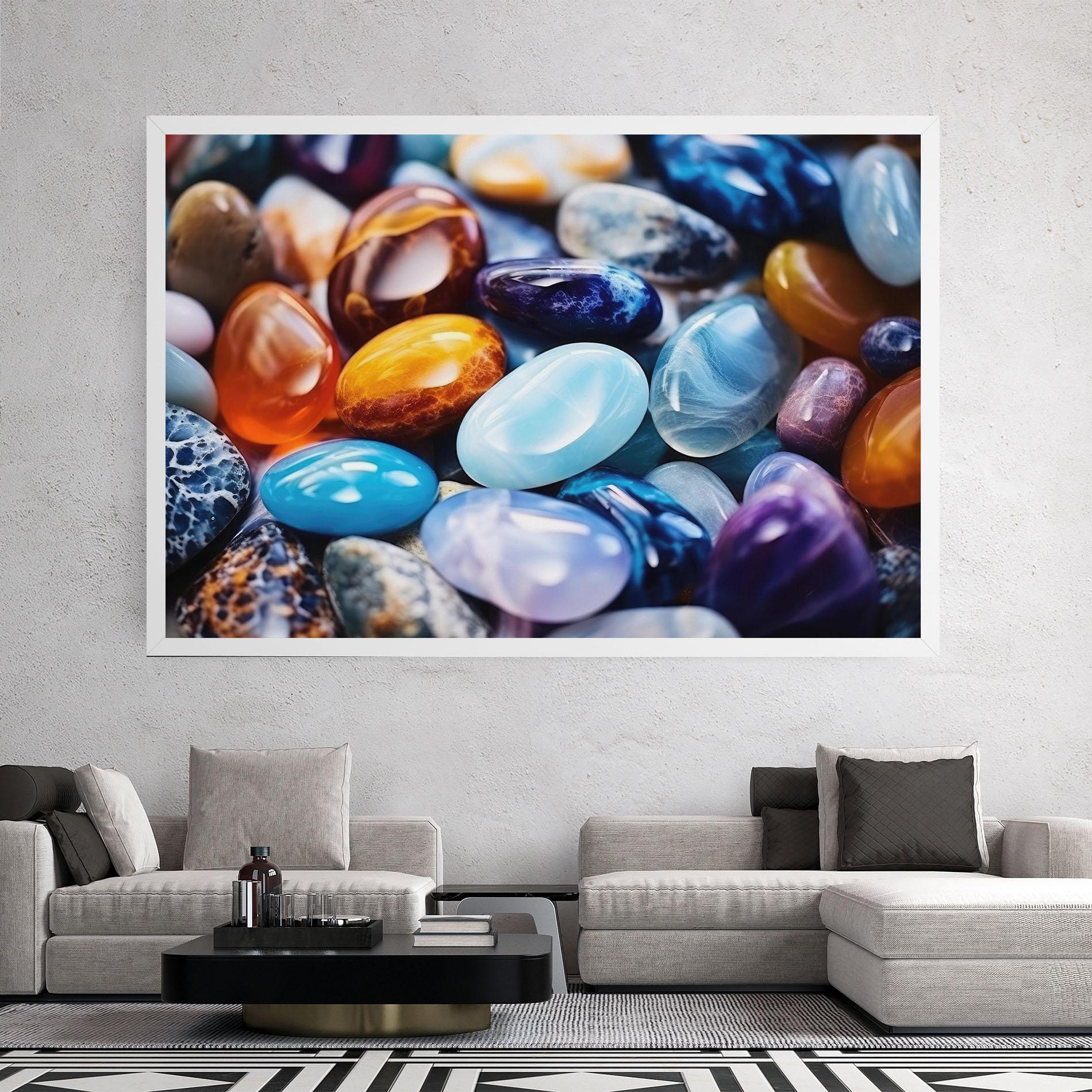 Leinwandbild Precious Gemstones mockup 2