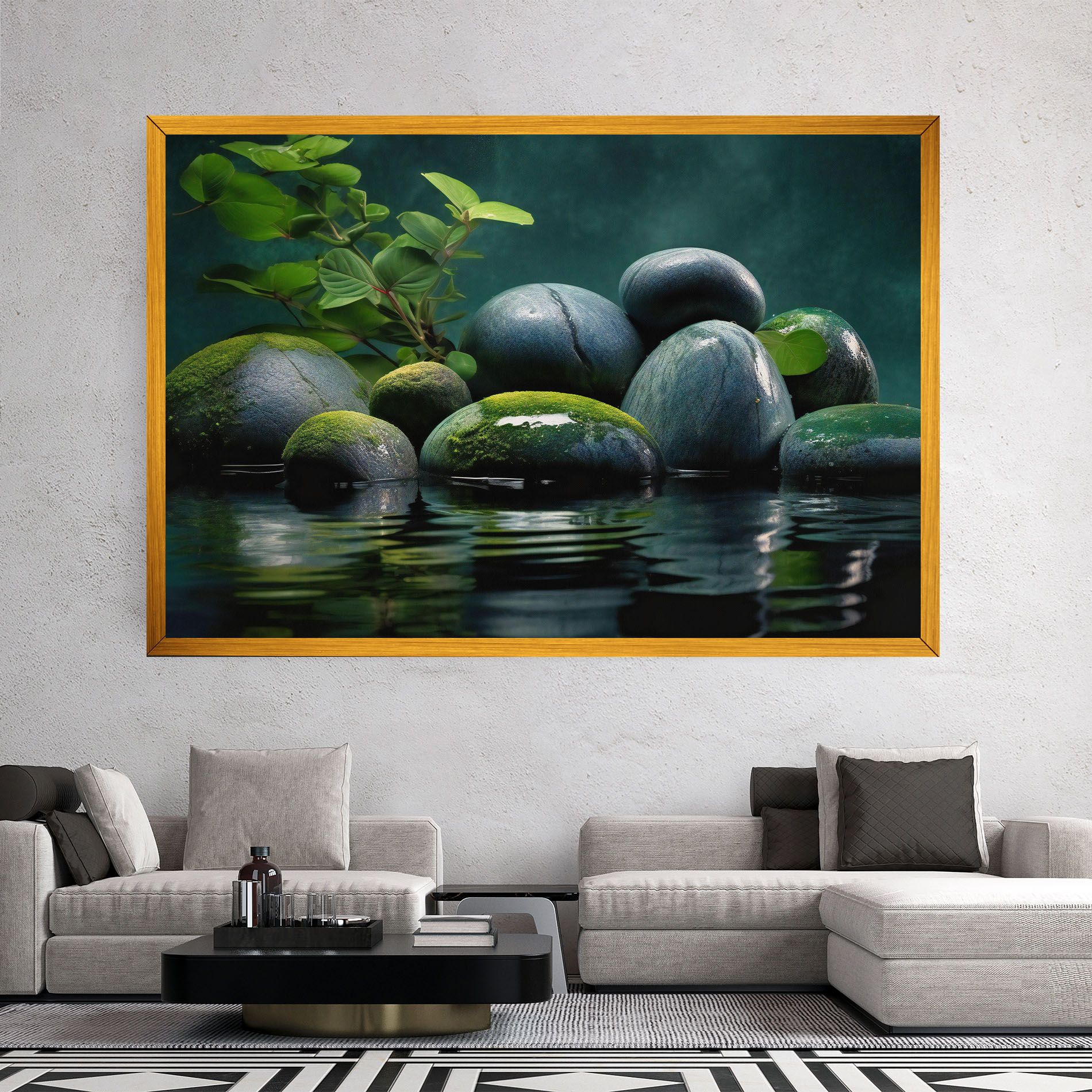 Green Stone Nature mockup 2