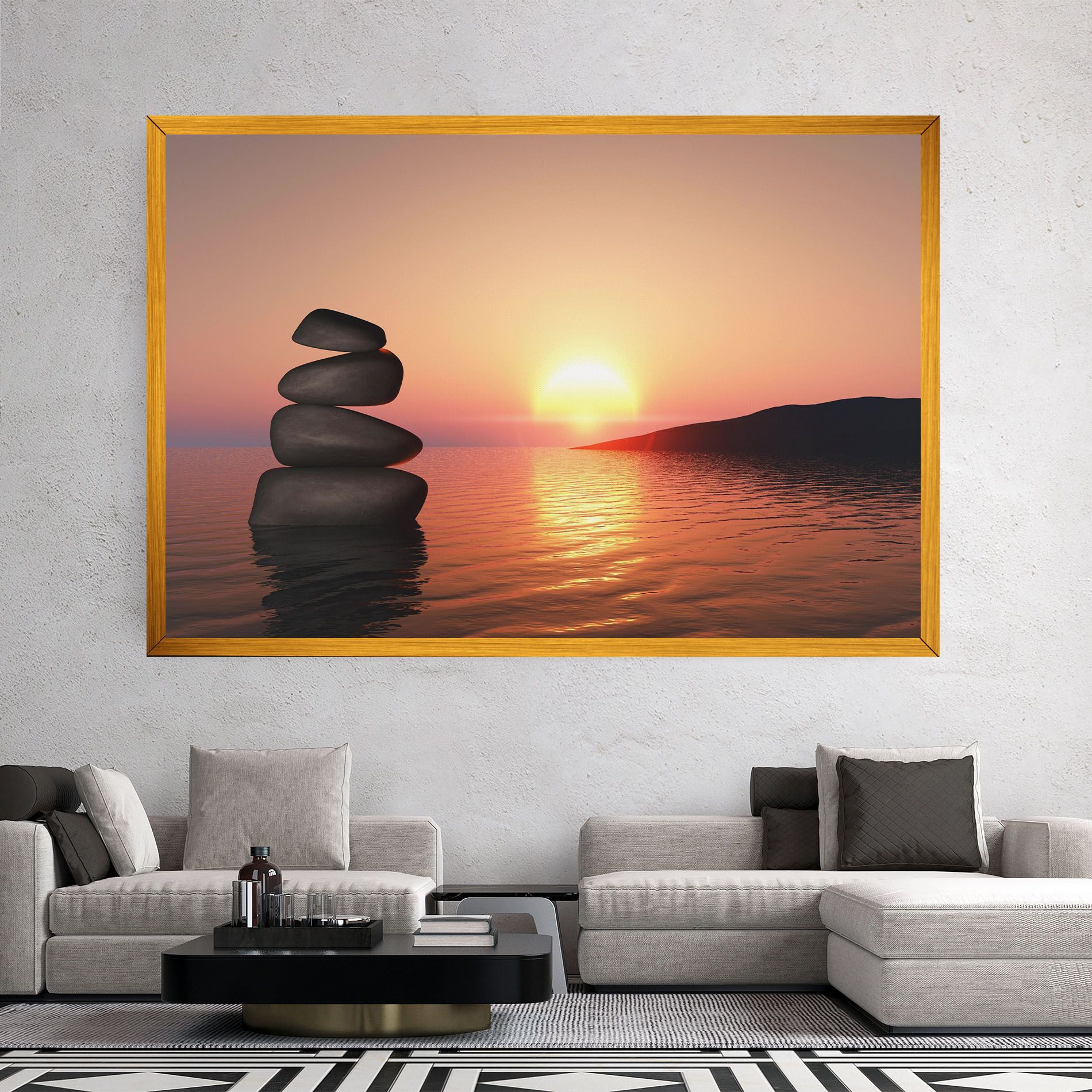 Peace And Sunset mockup 2