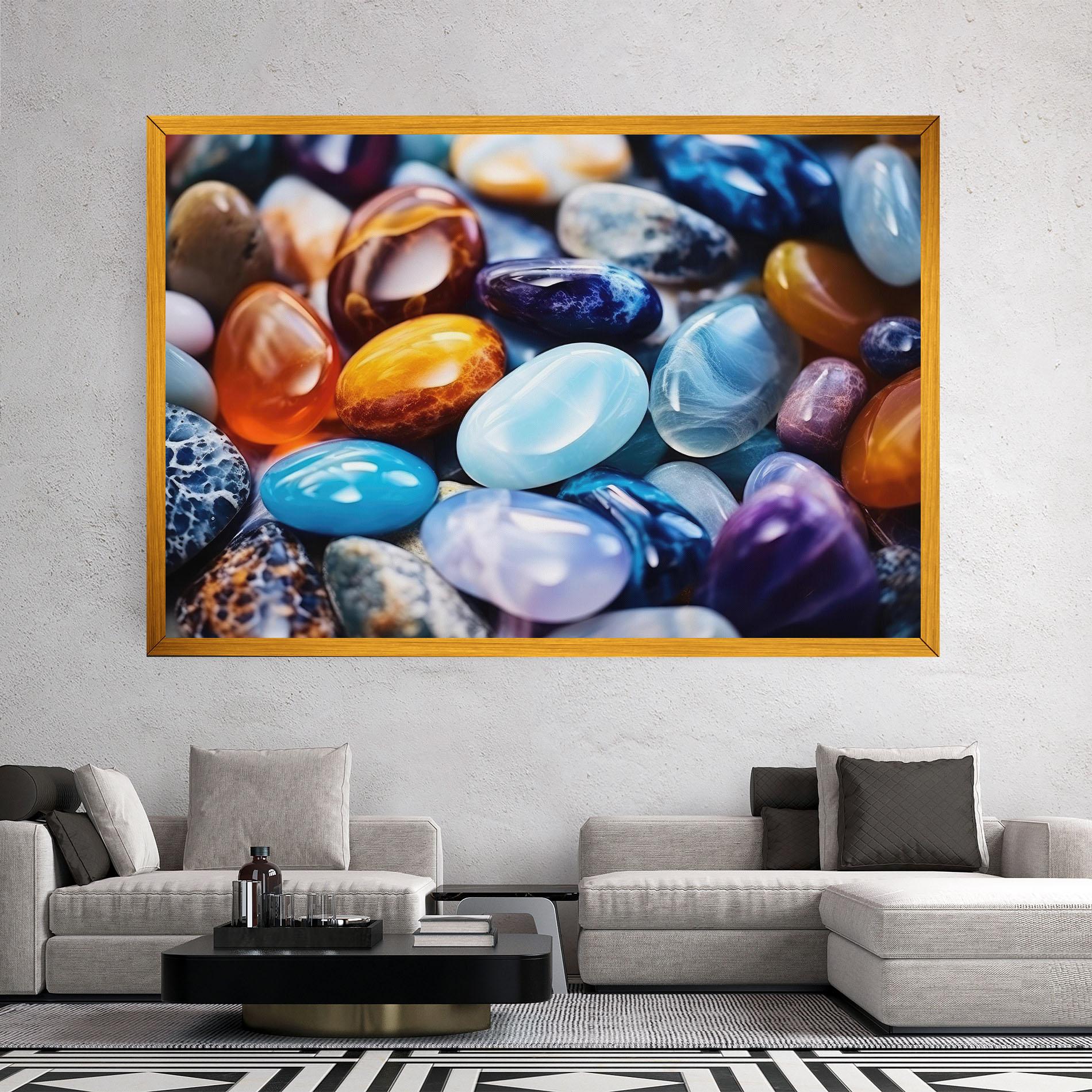 Leinwandbild Precious Gemstones mockup 2