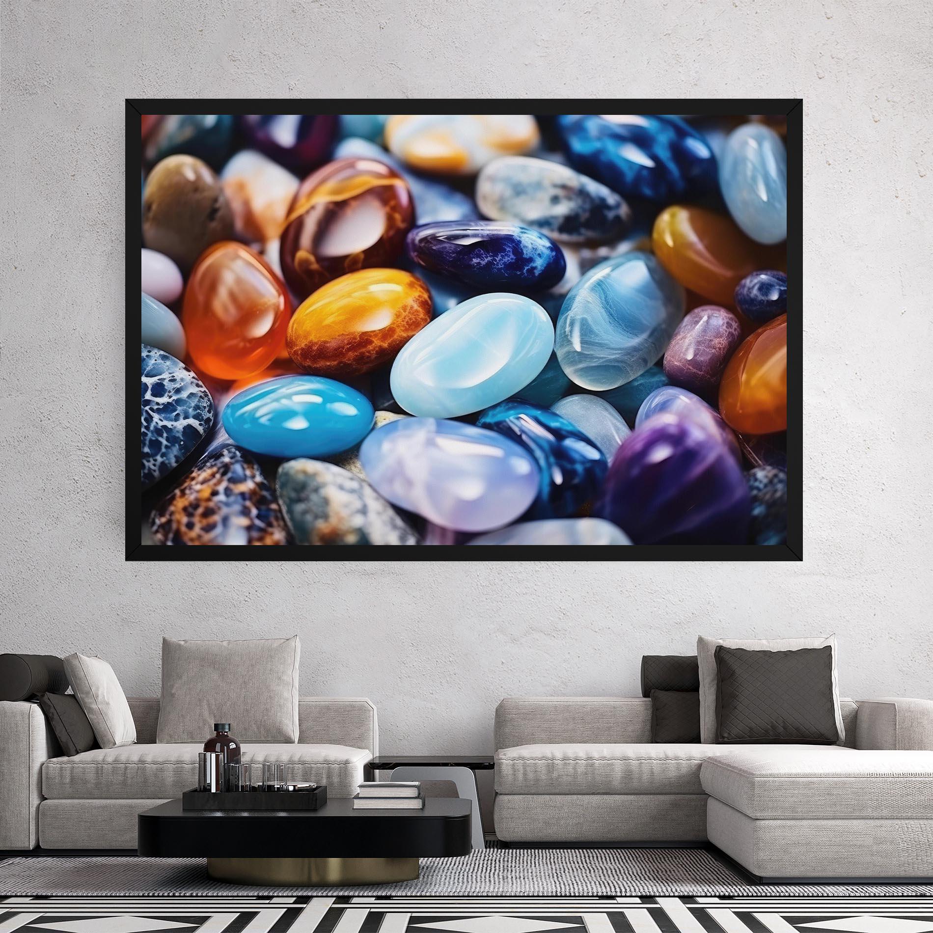 Leinwandbild Precious Gemstones mockup 2