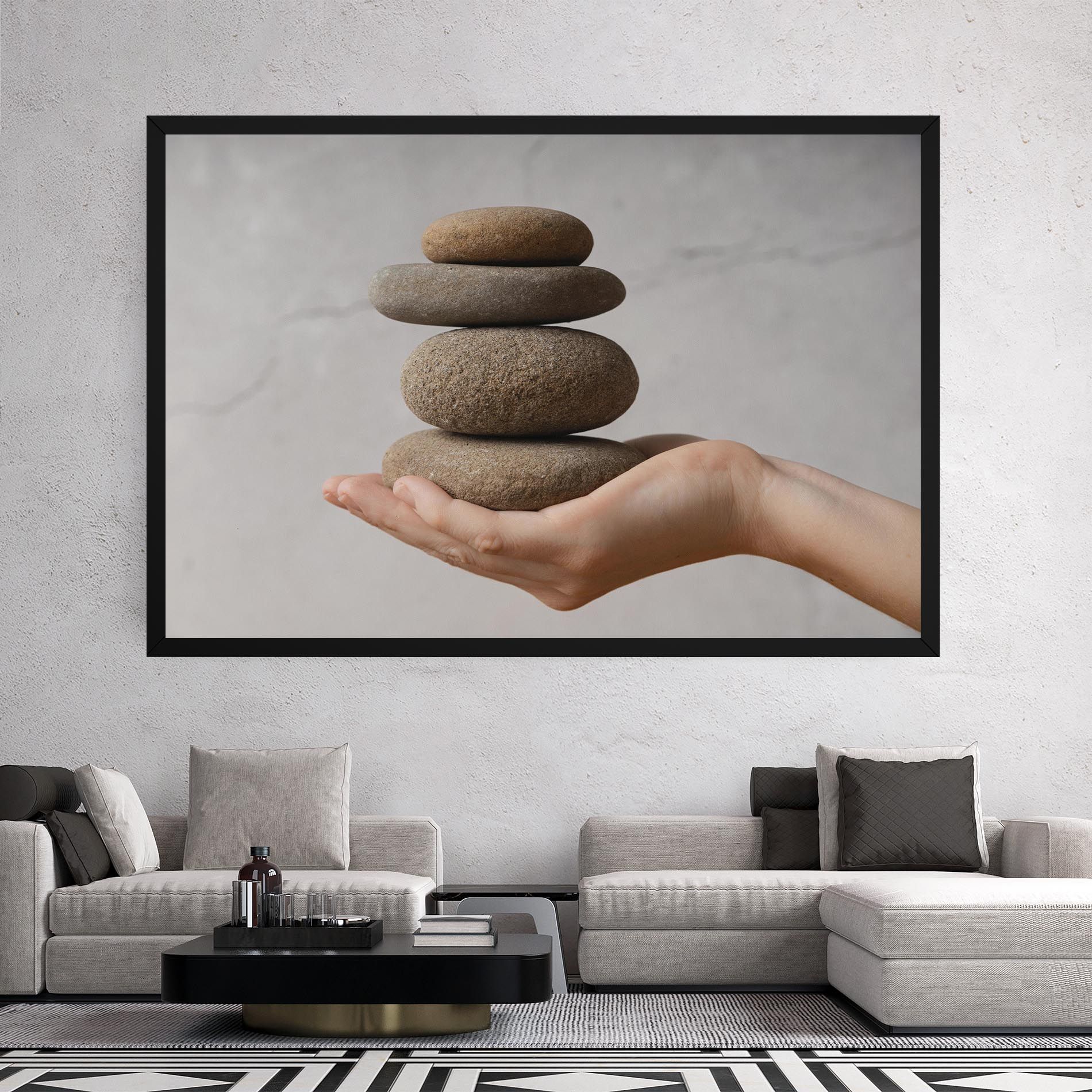 Stones Meditation mockup 2
