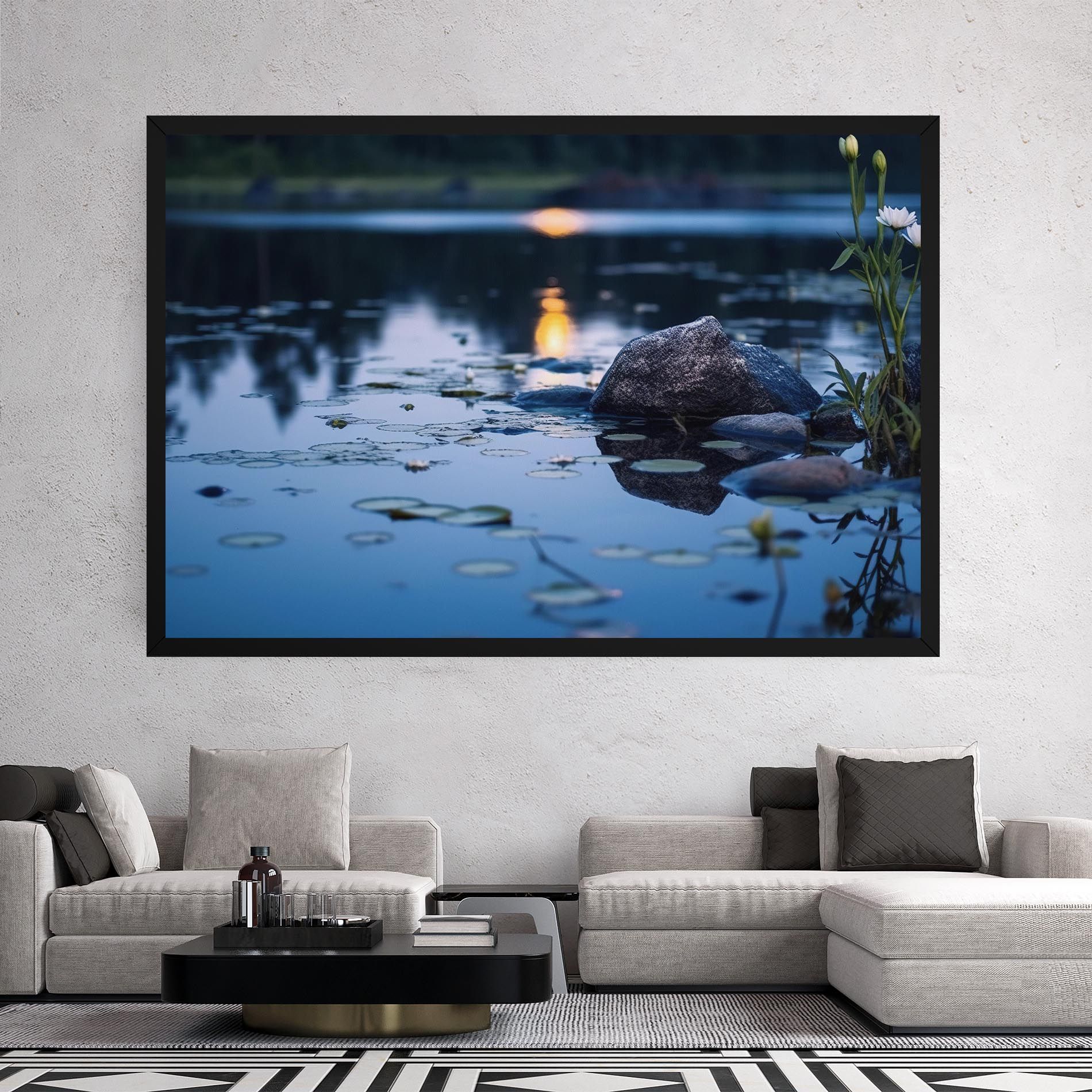 Water Stones mockup 2