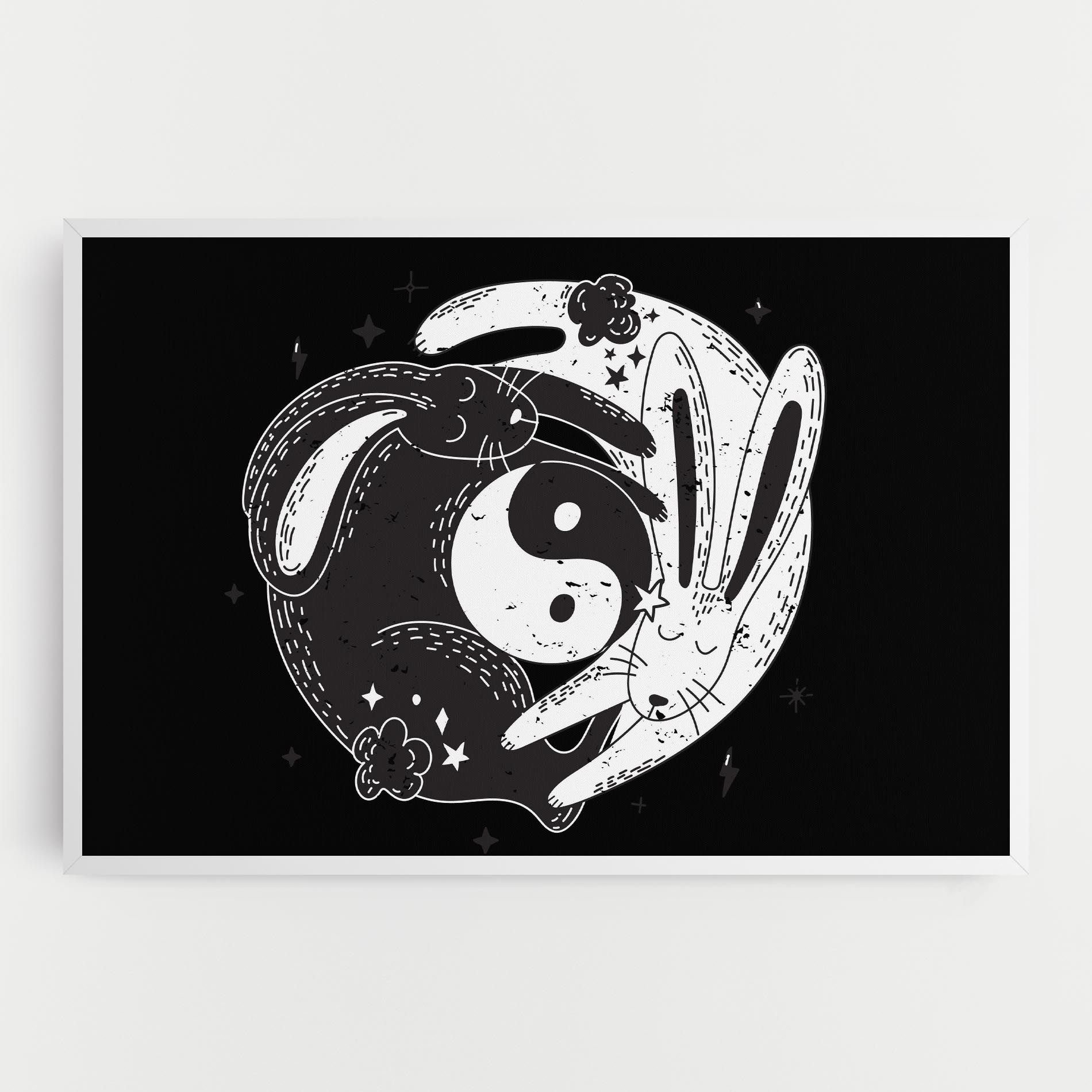 Bunny Yinyang mockup 0