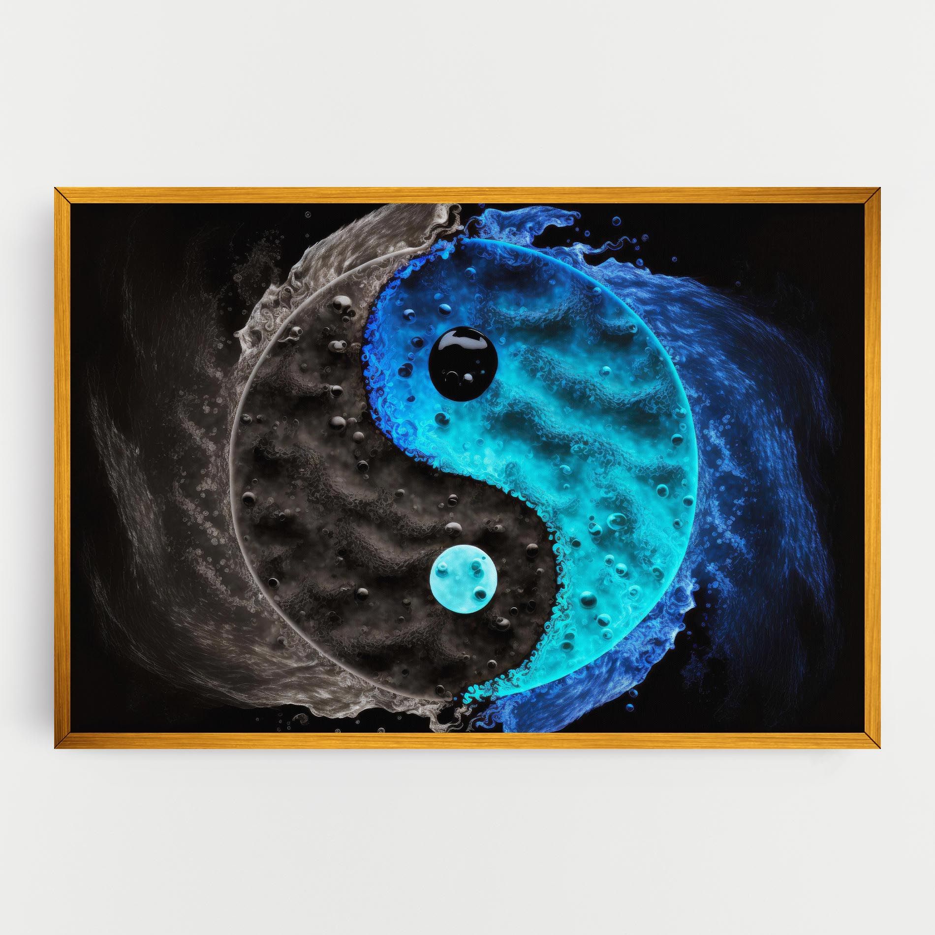 Blue Water Yinyang mockup 0