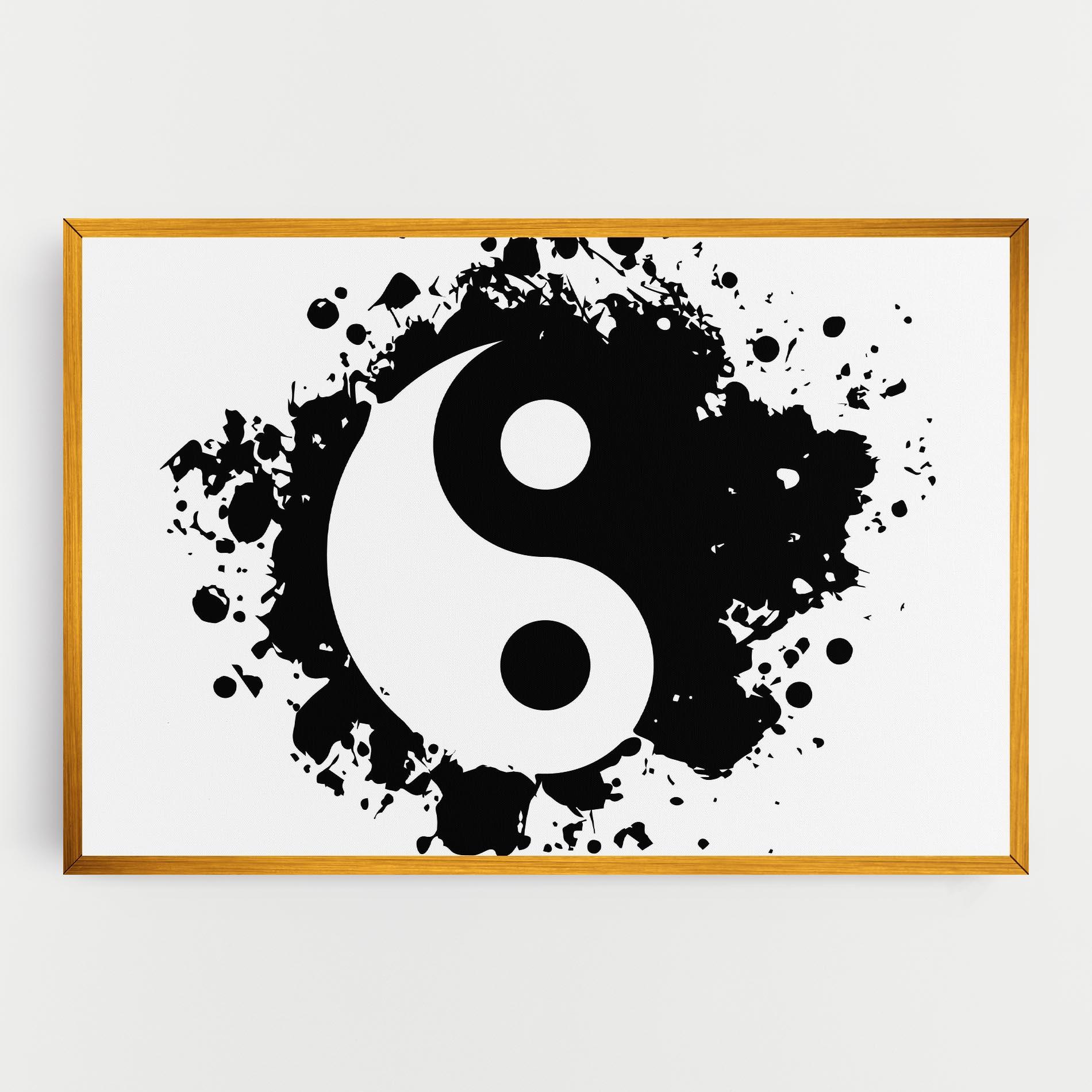 Leinwandbild Yinyang Harmony mockup 0