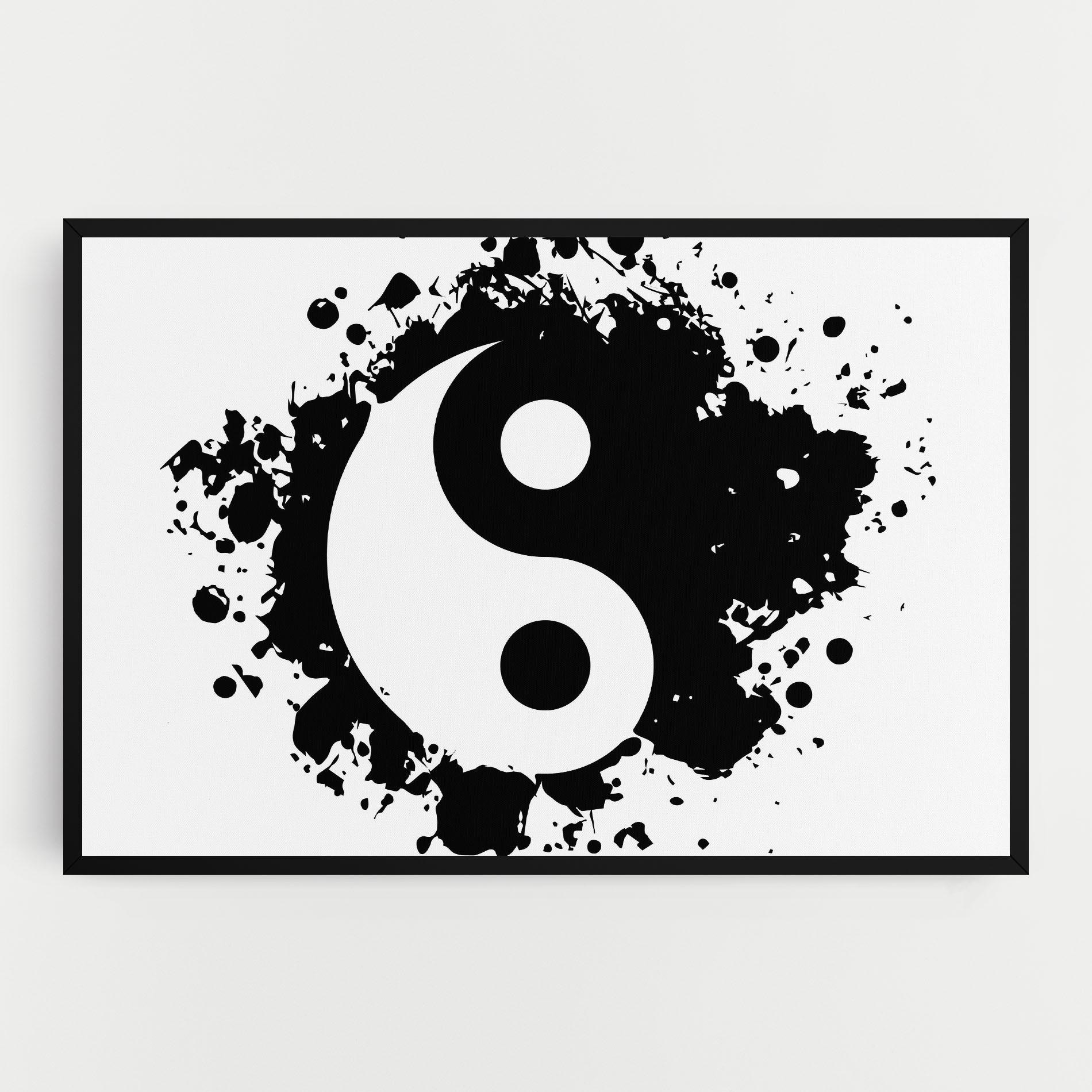 Leinwandbild Yinyang Harmony mockup 0