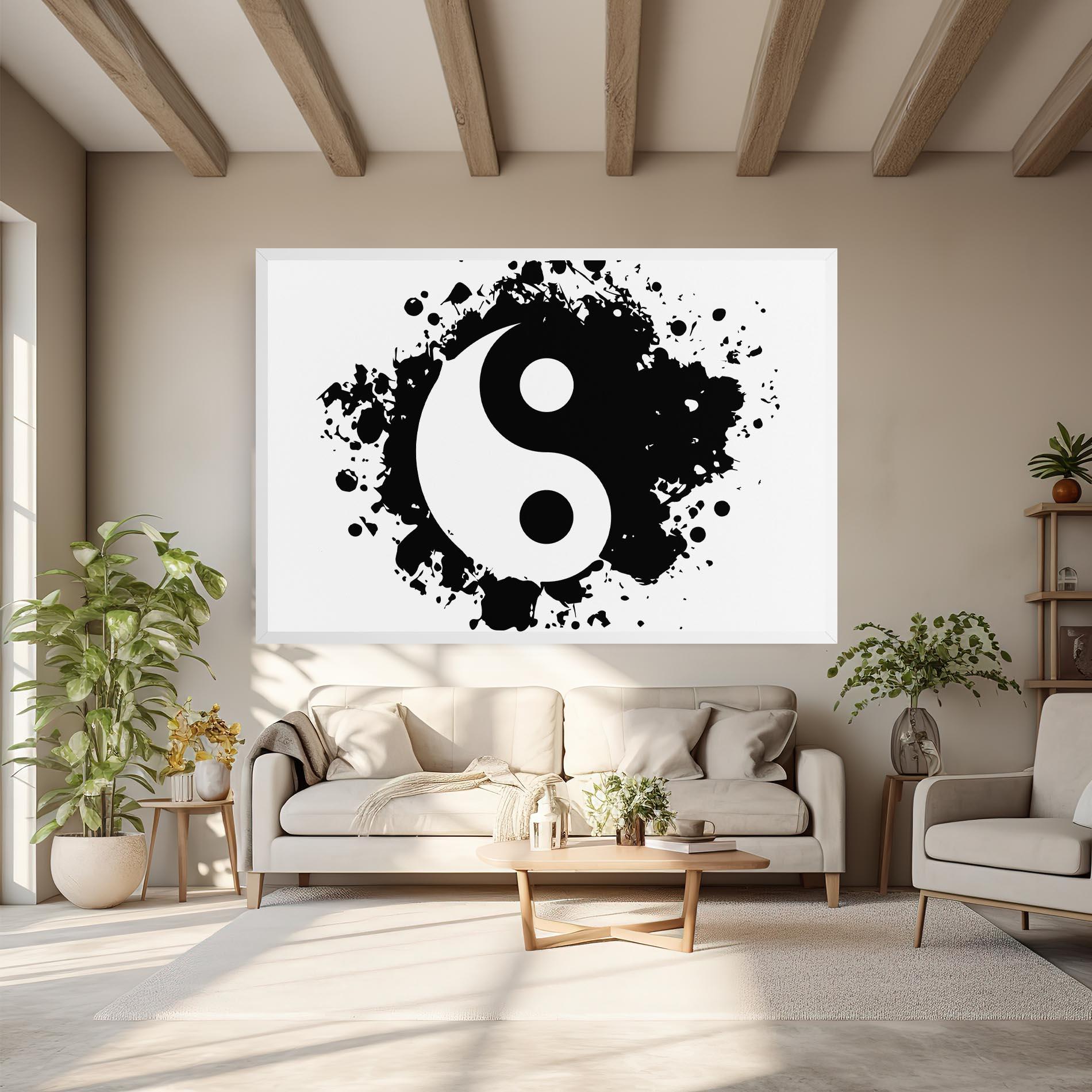 Leinwandbild Yinyang Harmony mockup 6
