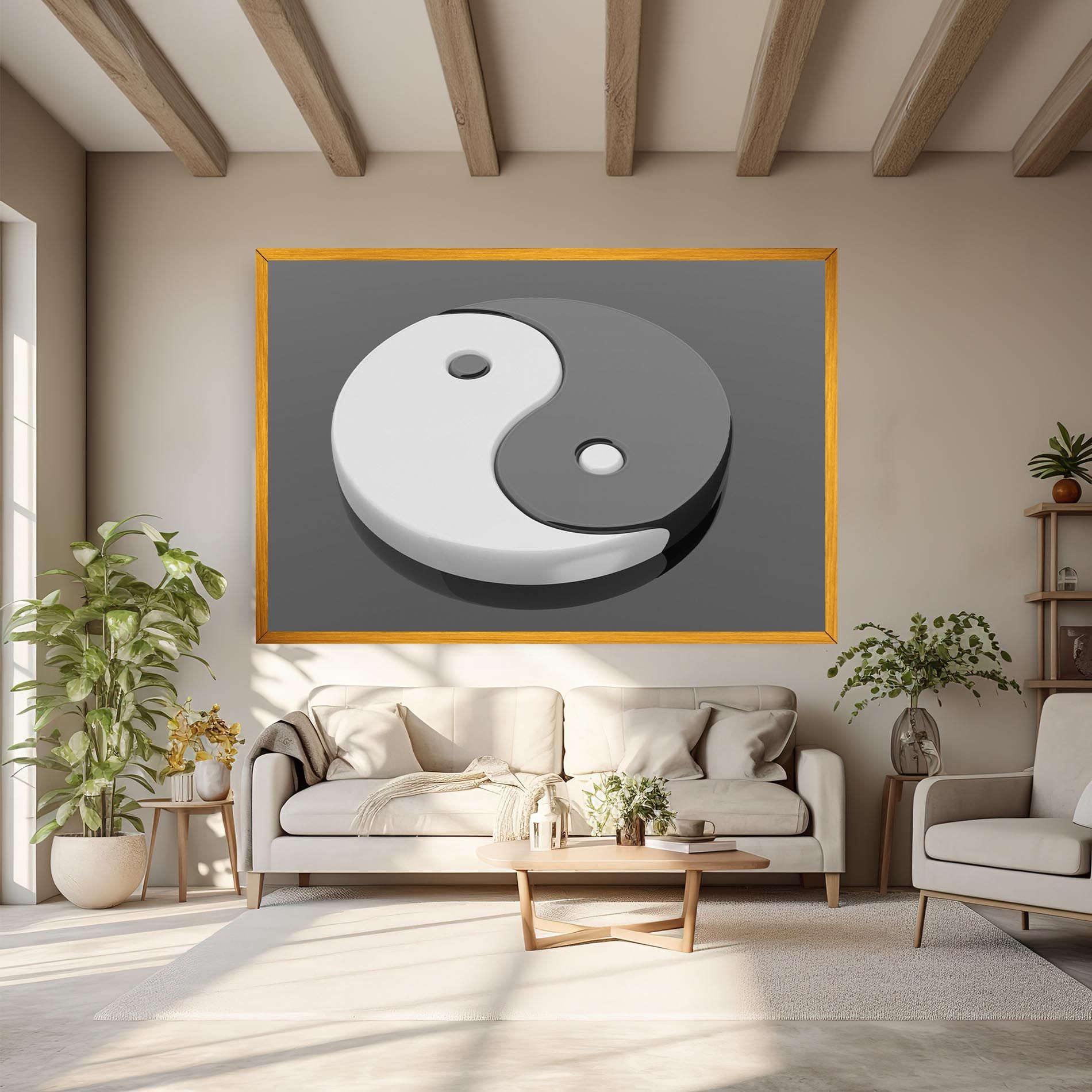3d Yinyang mockup 6