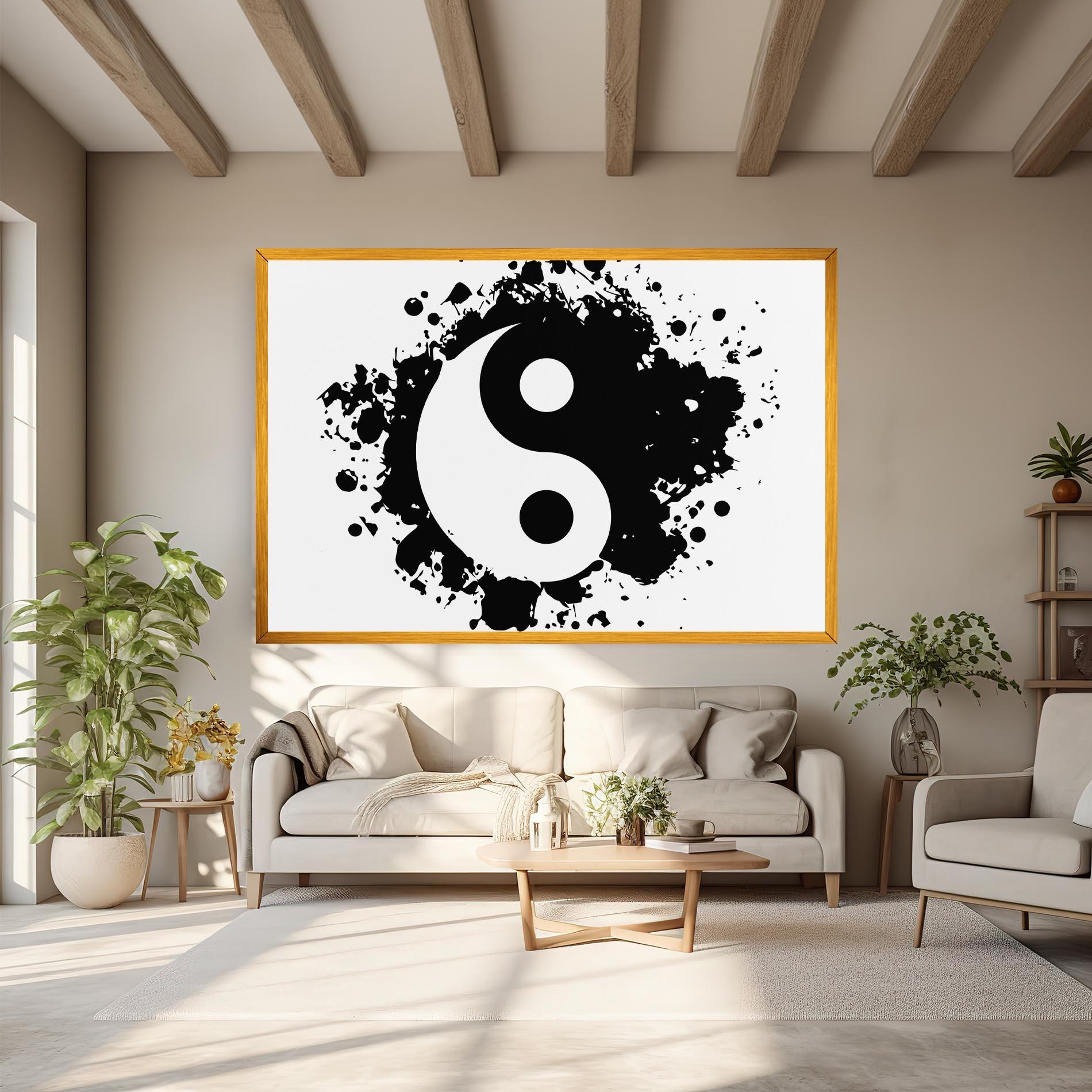 Leinwandbild Yinyang Harmony mockup 6
