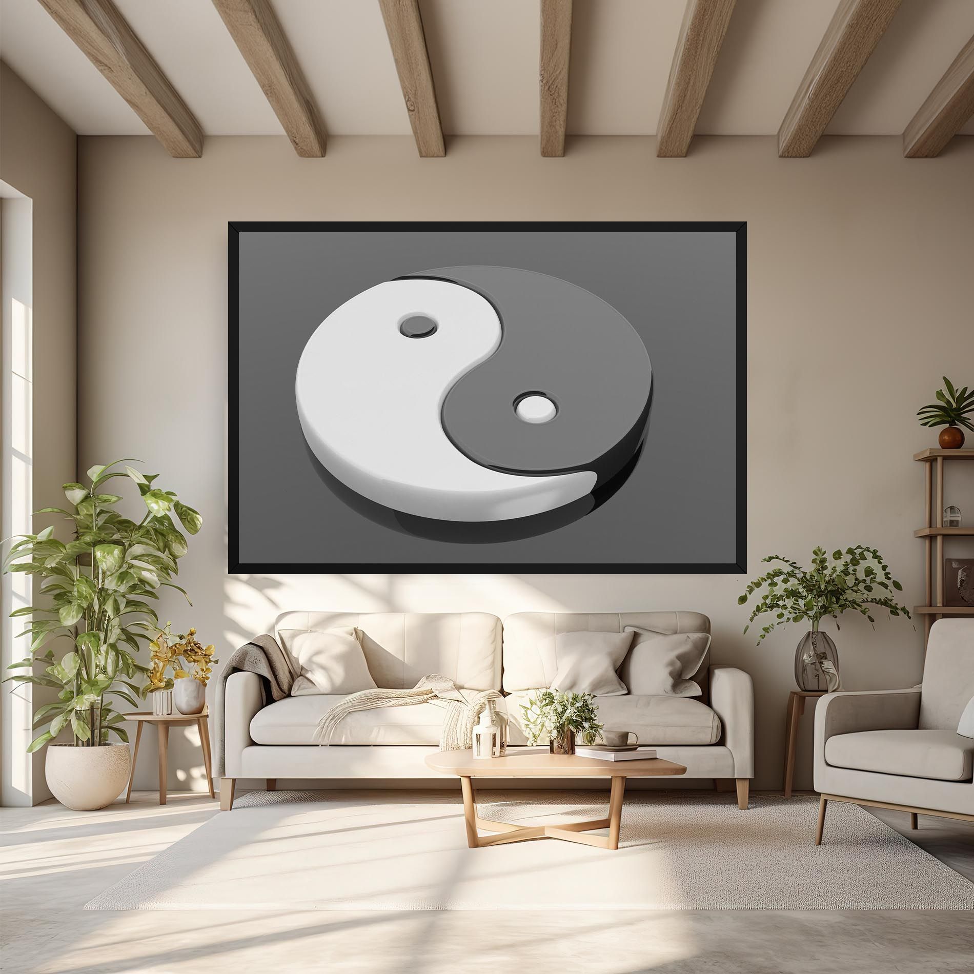 3d Yinyang mockup 6