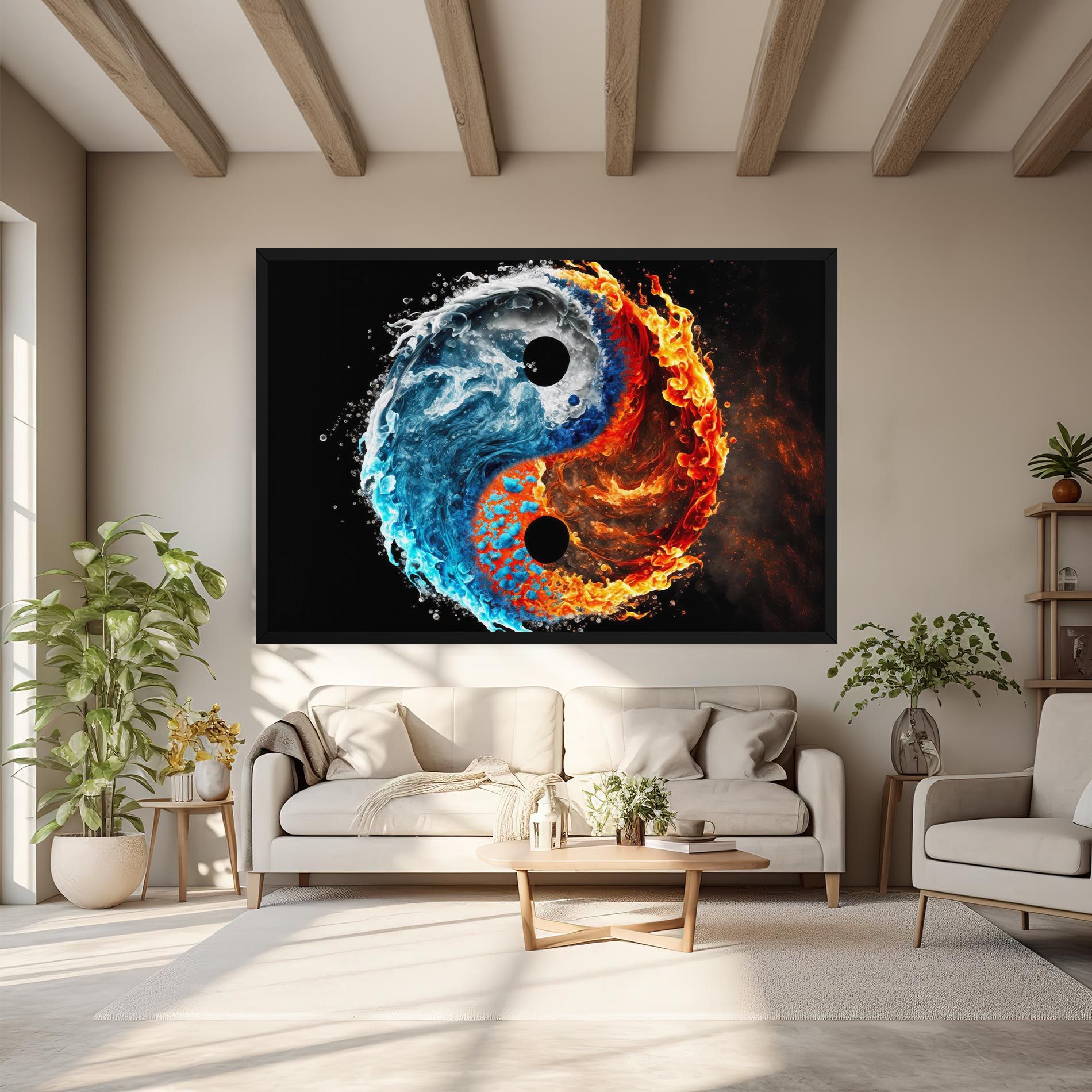 Fire Water Yin Yang mockup 6