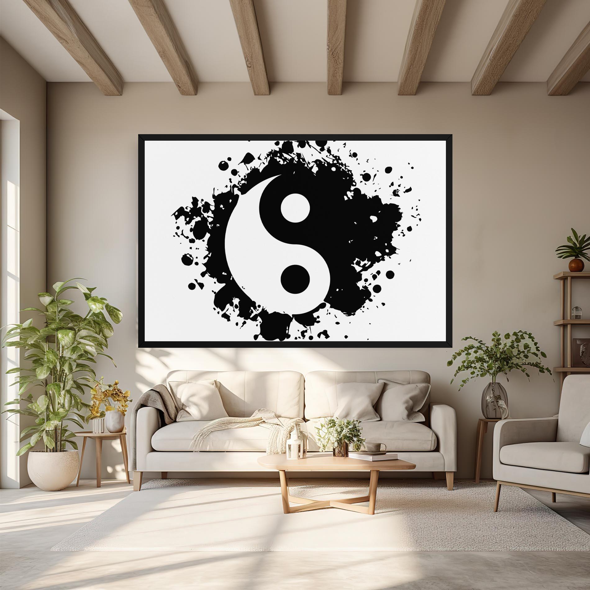 Leinwandbild Yinyang Harmony mockup 6