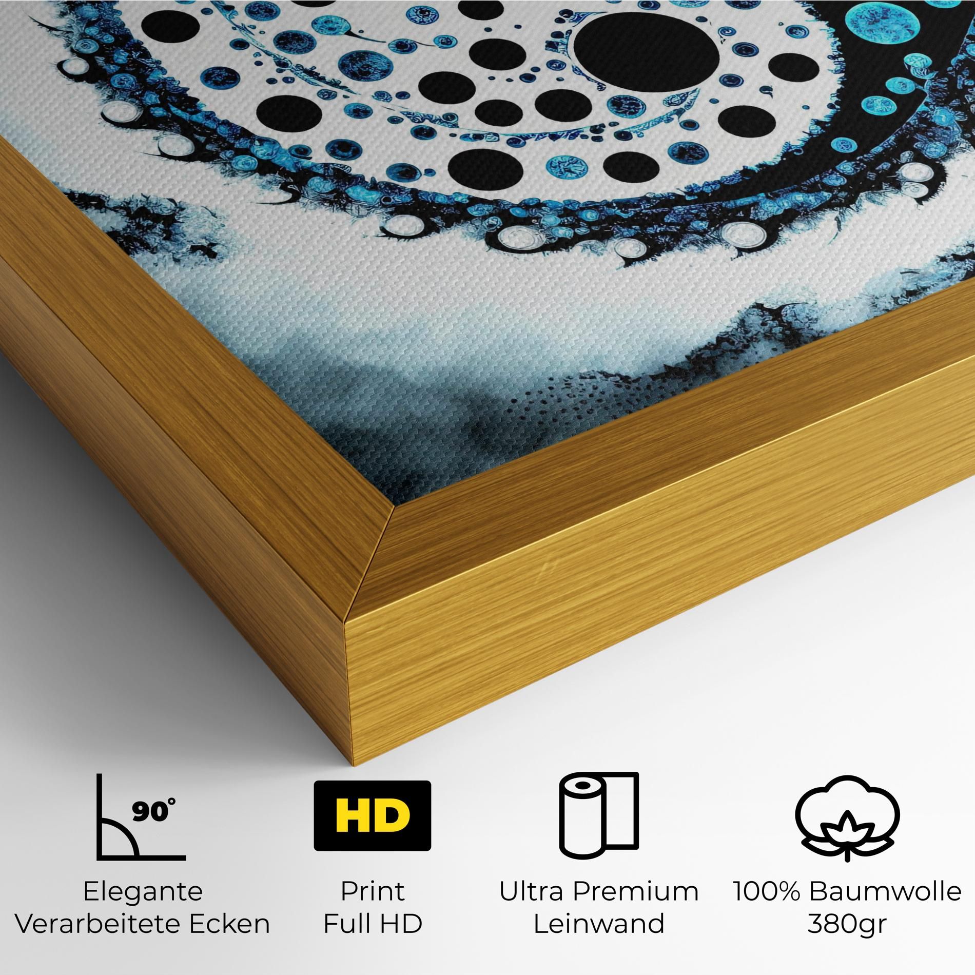 Blue White Yinyang mockup 4