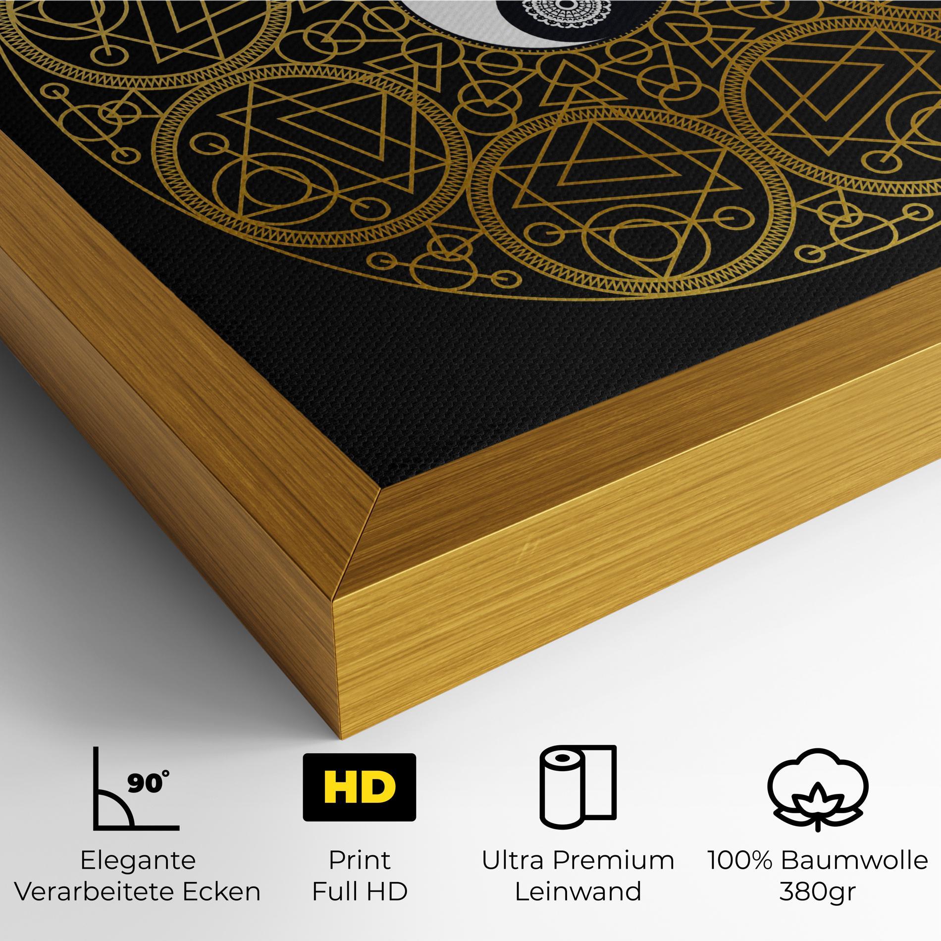 Leinwandbild Meditation Mandala mockup 4