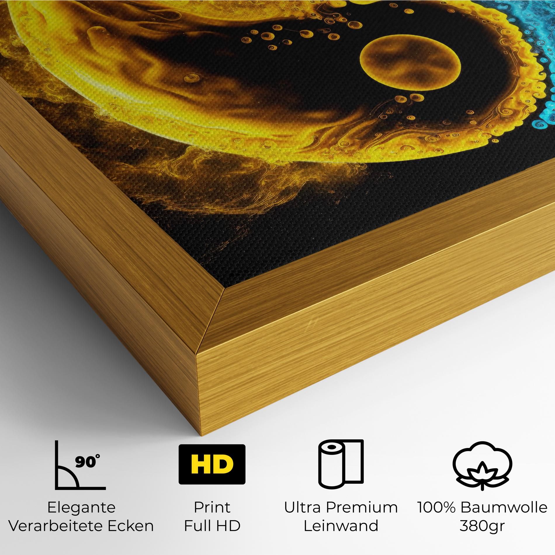 Yellow Blue Yinyang mockup 4