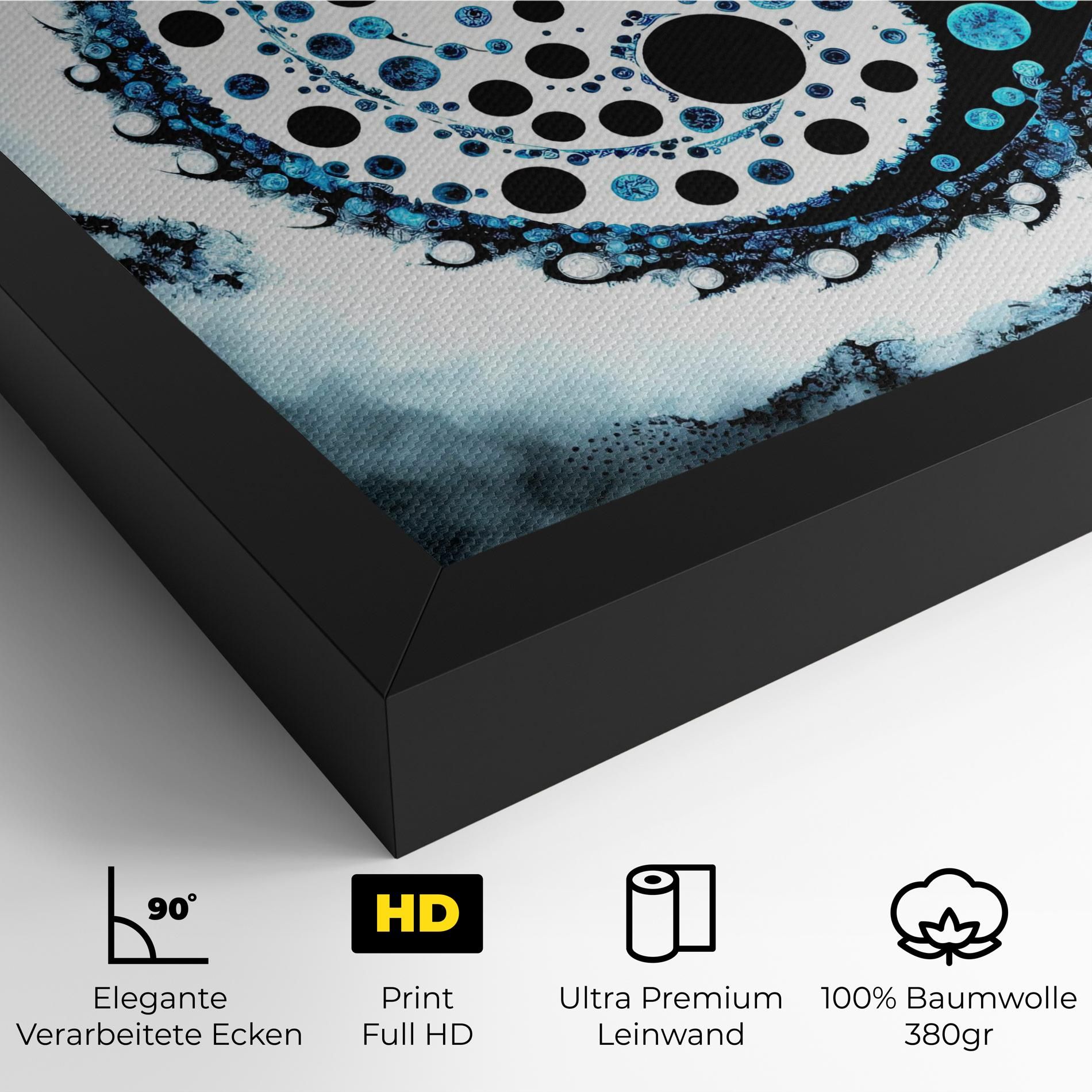 Blue White Yinyang mockup 4