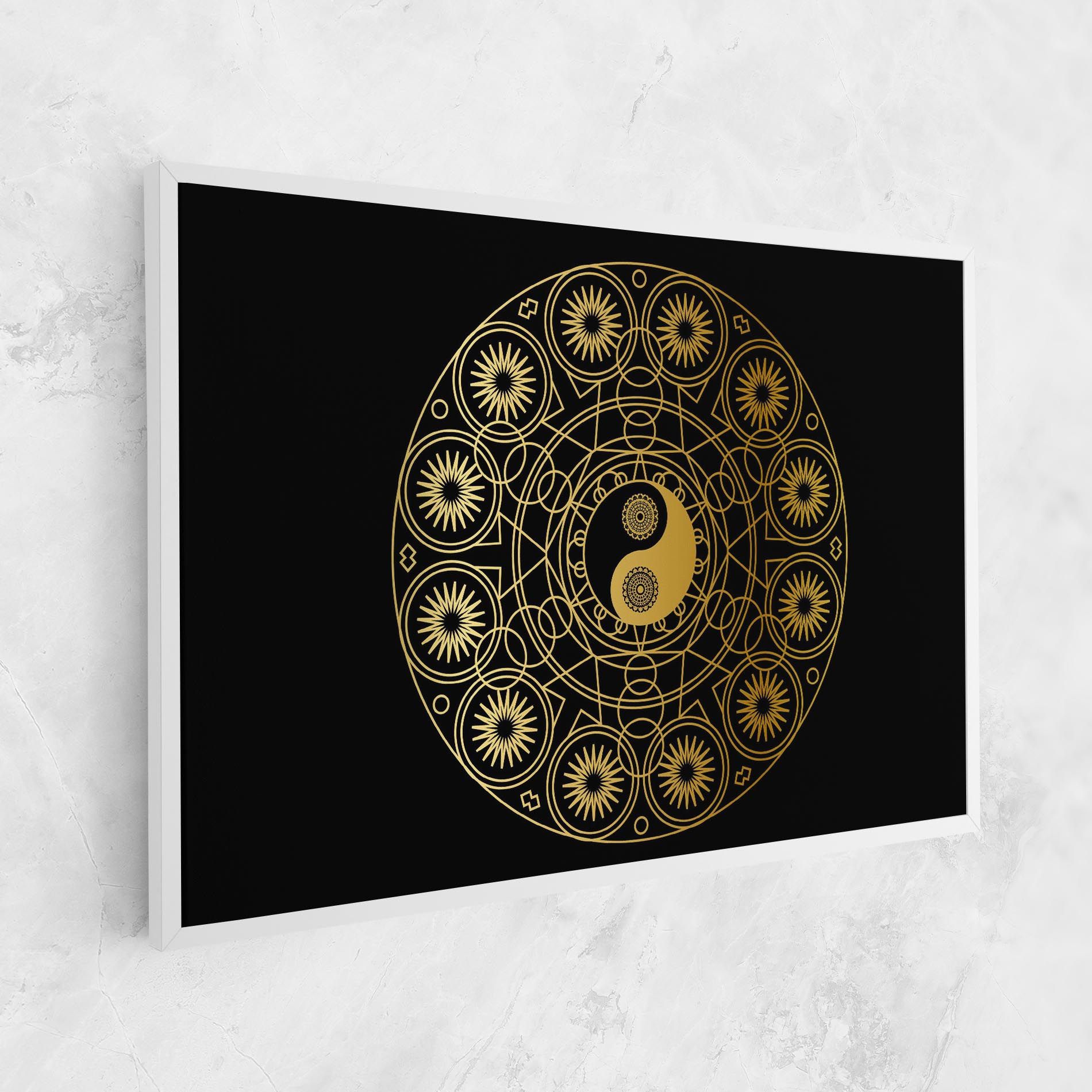 Gold Meditation Mandala mockup 1