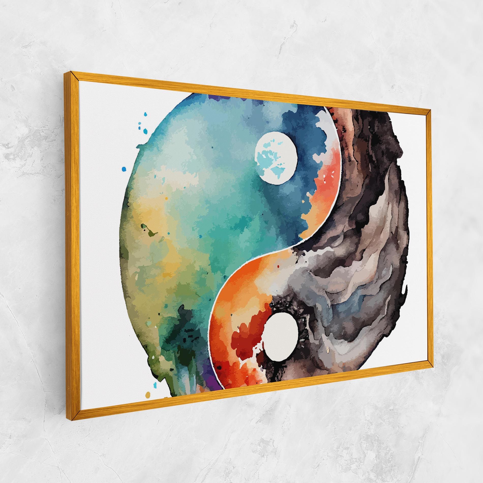 Earth Yinyang Art mockup 1