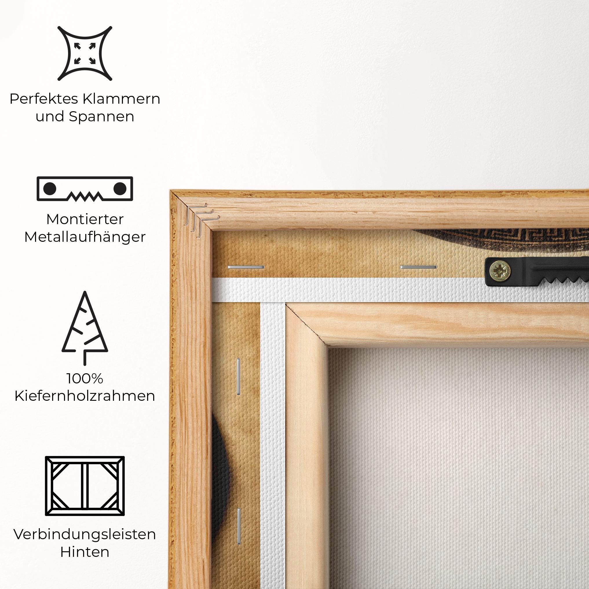 Leinwandbild Chinese Yinyang mockup 5