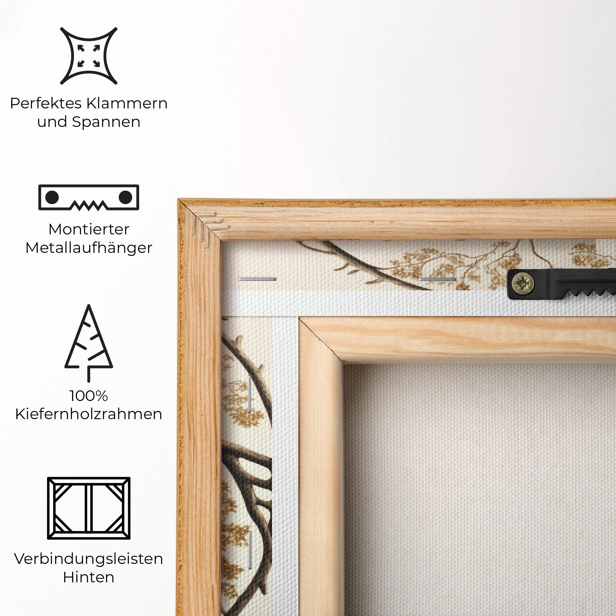 Leinwandbild Tree Yinyang mockup 5