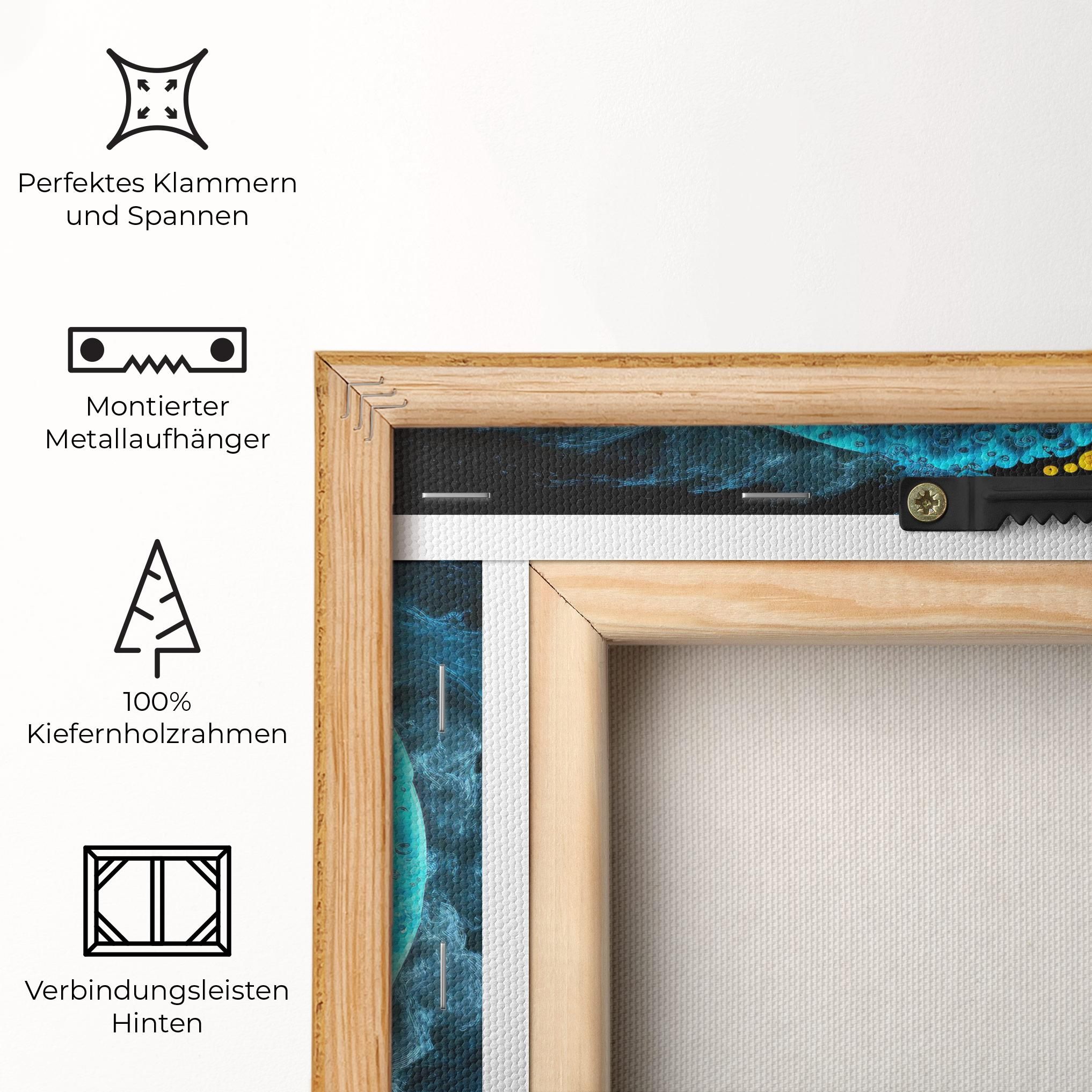 Yellow Blue Yinyang mockup 5